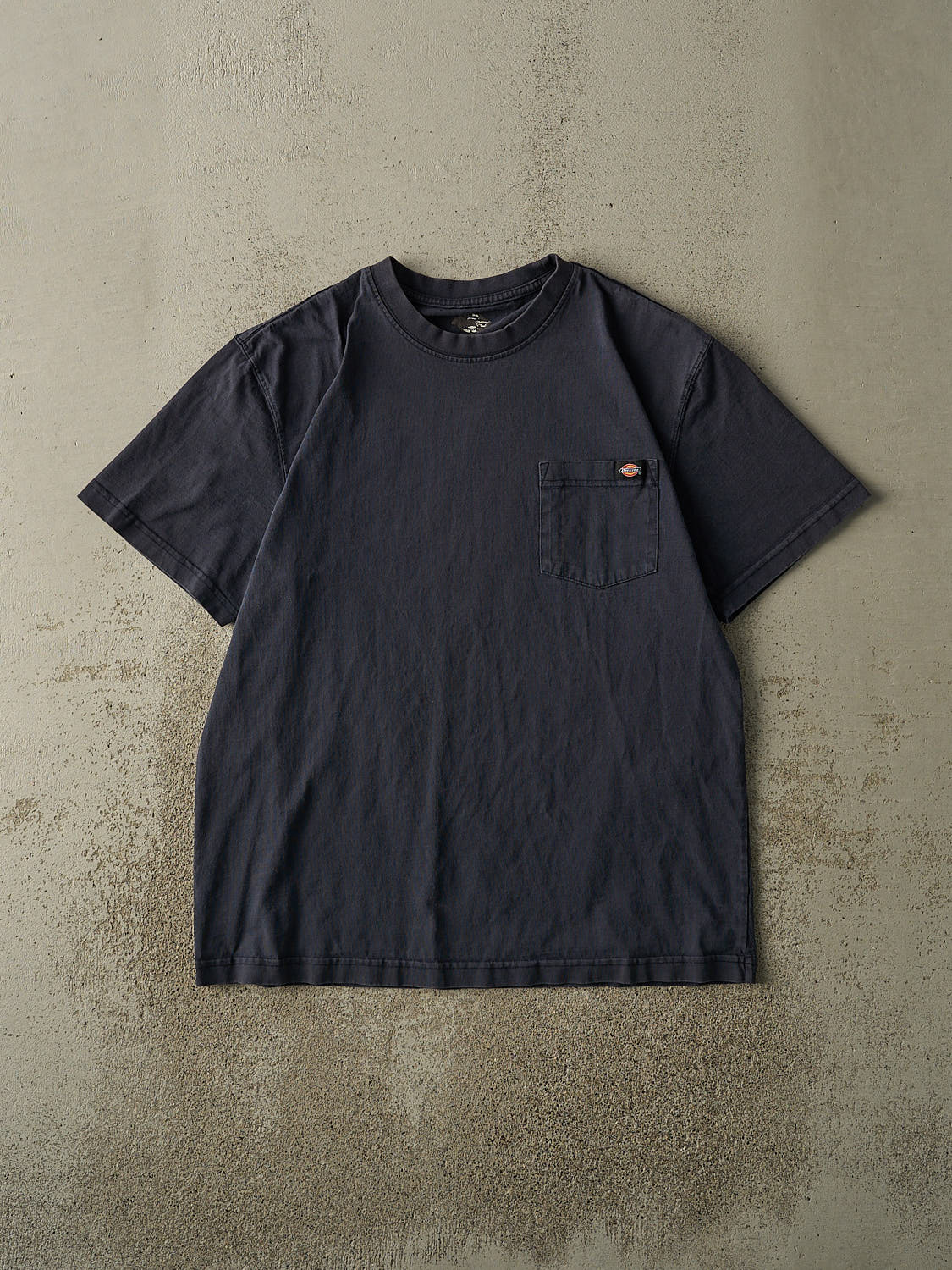 Vintage Y2K Navy Blue Dickies Embroidered Pocket Tee (L)