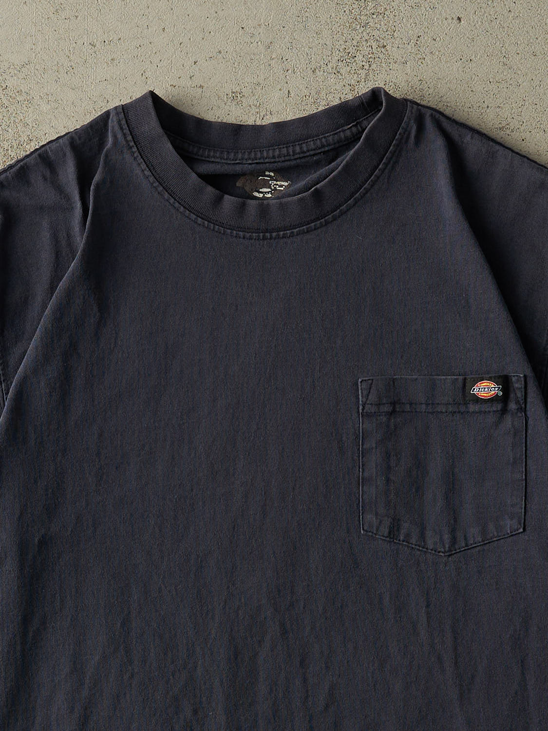 Vintage Y2K Navy Blue Dickies Embroidered Pocket Tee (L)