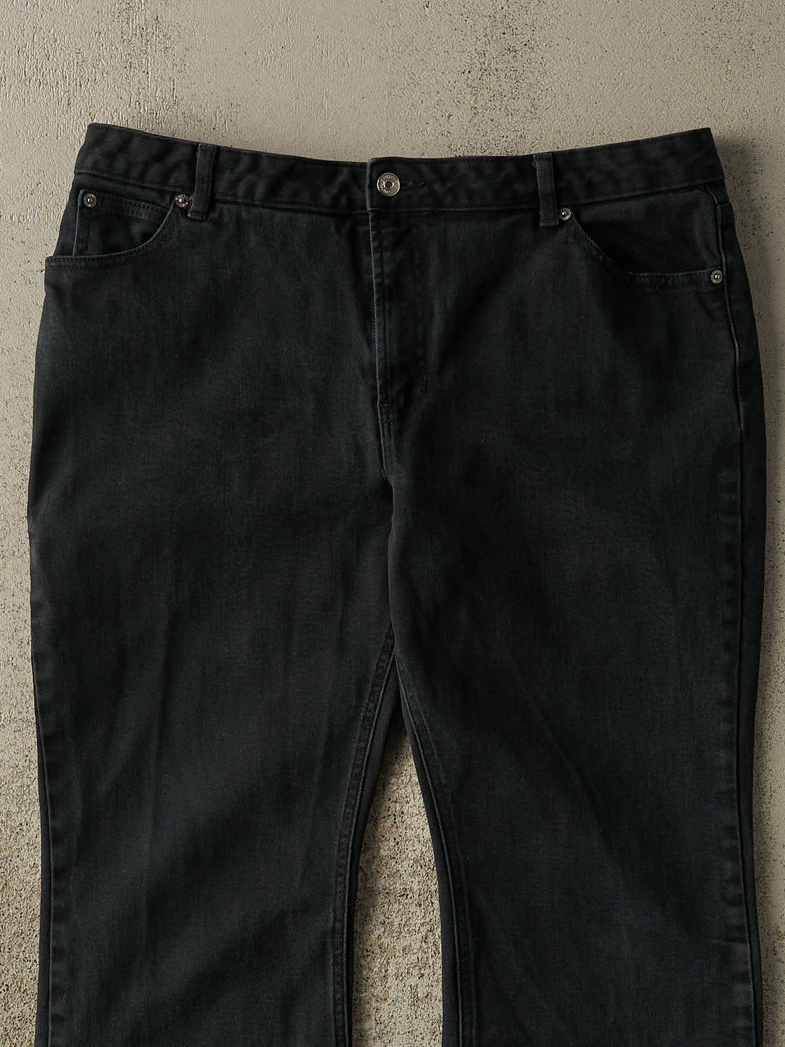 Vintage Y2K Faded Black Gap Denim Pants (36x26.5)