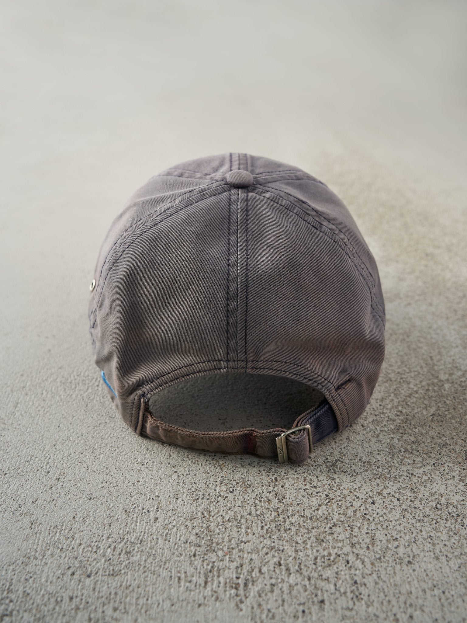 Vintage Y2K Grey Embroidered Vancouver Canucks Nike Strapback Hat