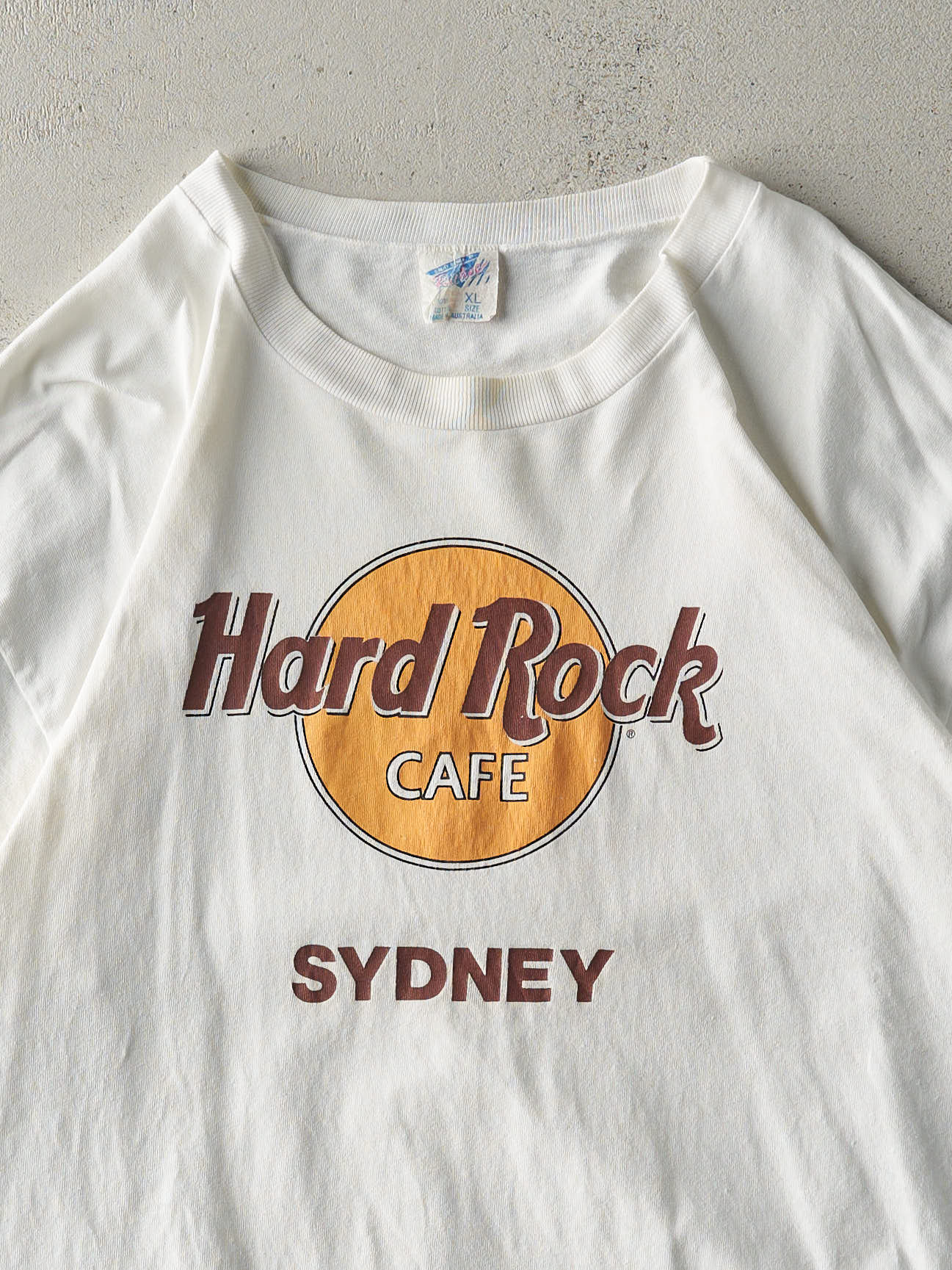 Vintage 90s White Hard Rock Cafe Sydney Tee (L)