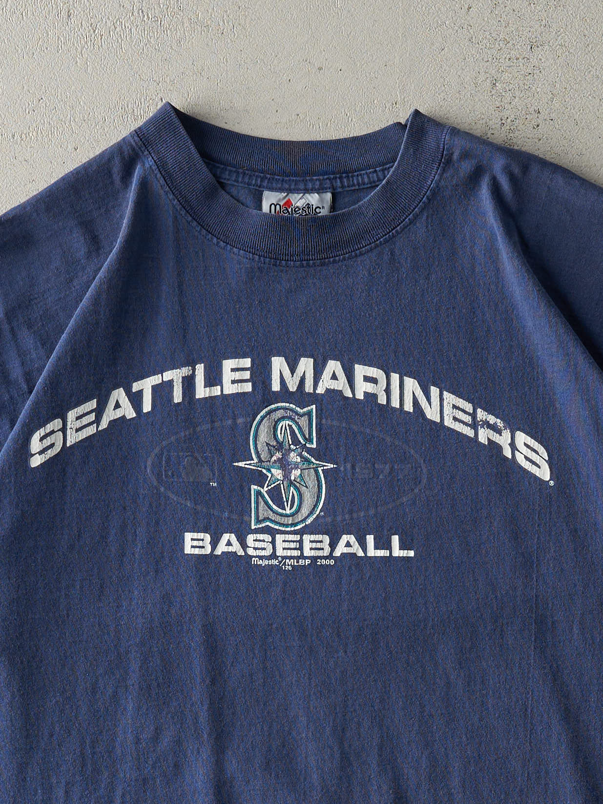 Vintage 00' Navy Blue Seattle Mariners Tee (L/XL)