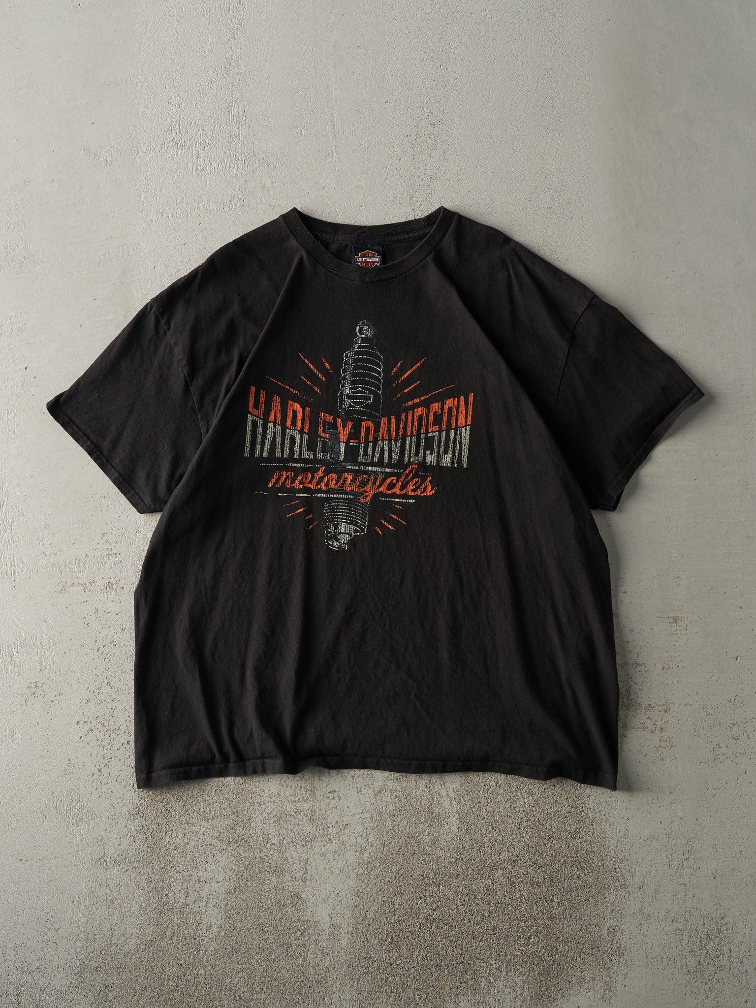 Vintage Y2K Black Quebec Harley Davidson Tee (L)