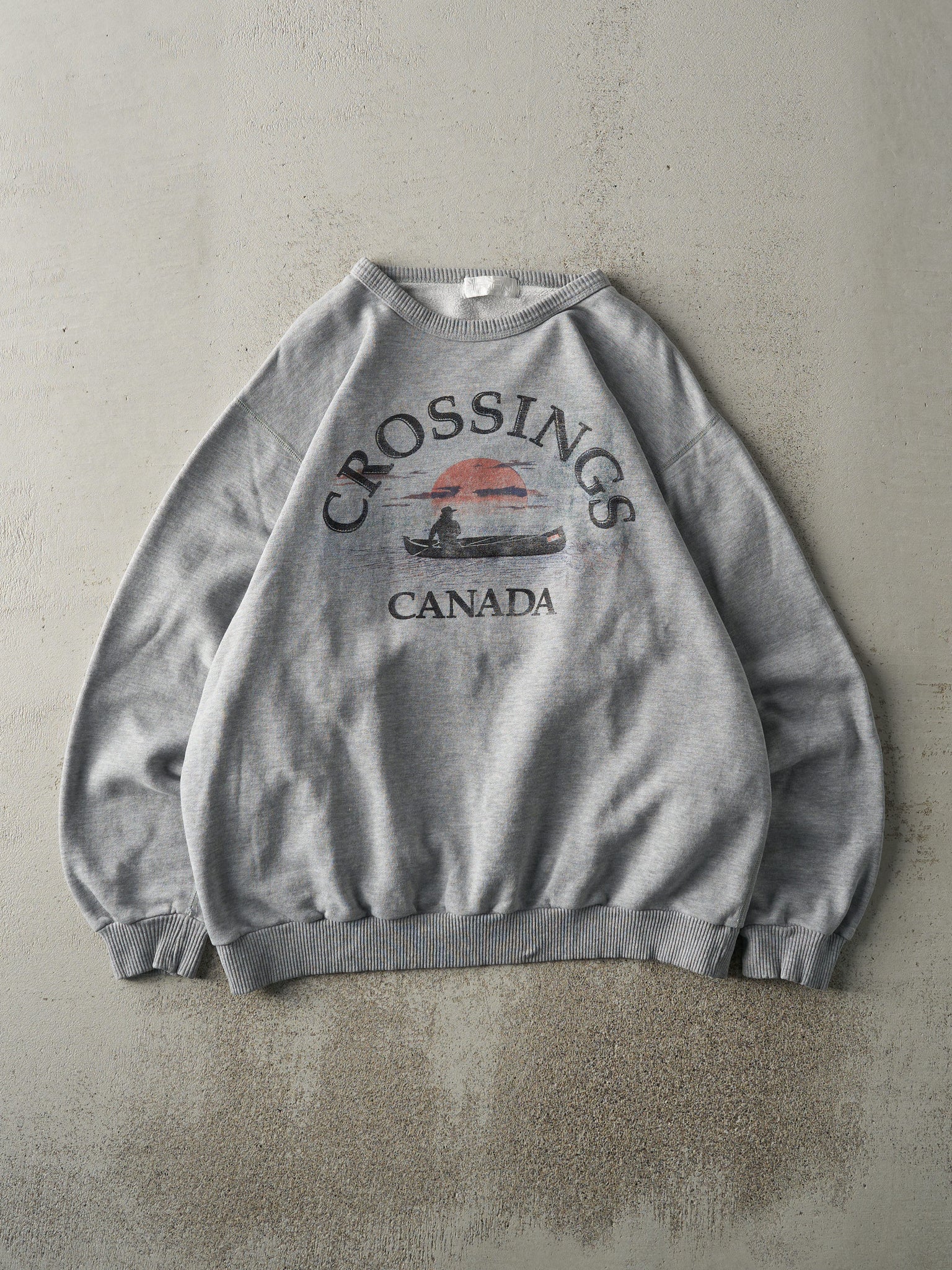 Vintage 90s Grey Crossings Canada Crewneck (L)