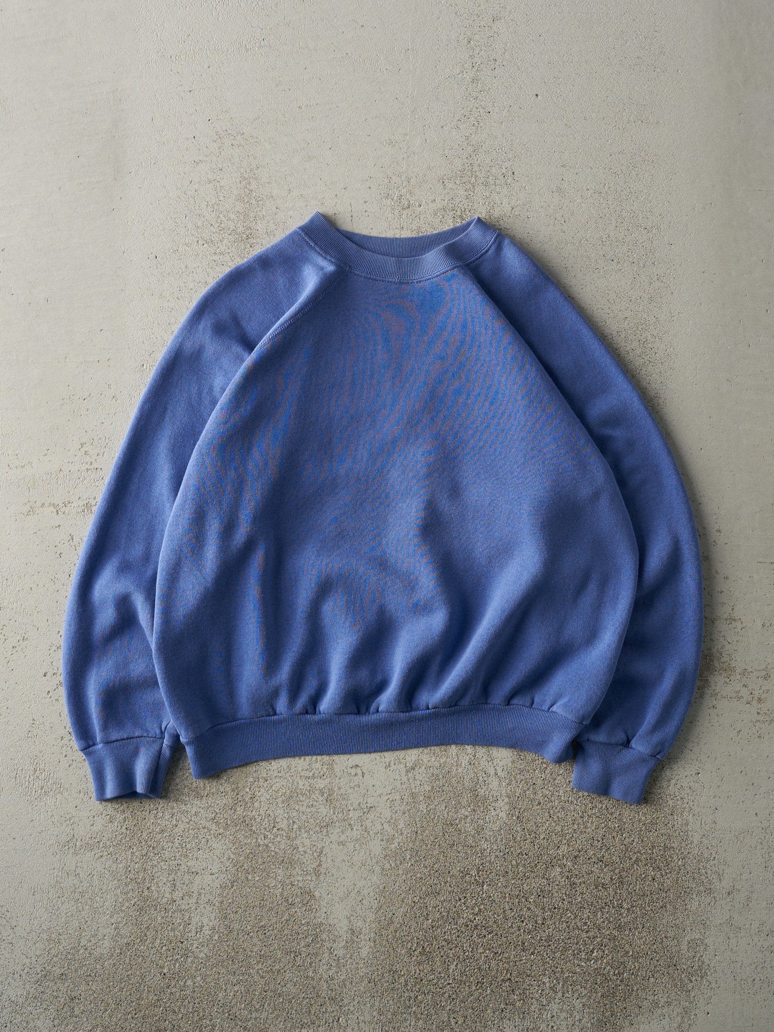 Vintage 80s Periwinkle Blue Blank Crewneck (M)