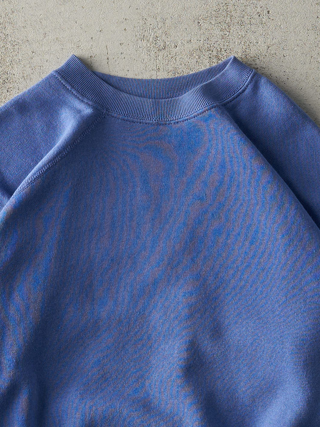 Vintage 80s Periwinkle Blue Blank Crewneck (M)