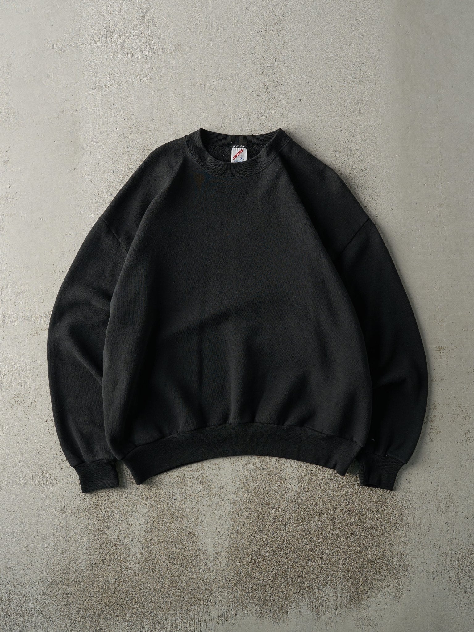 Vintage 90s Black Blank Crewneck (L/XL)