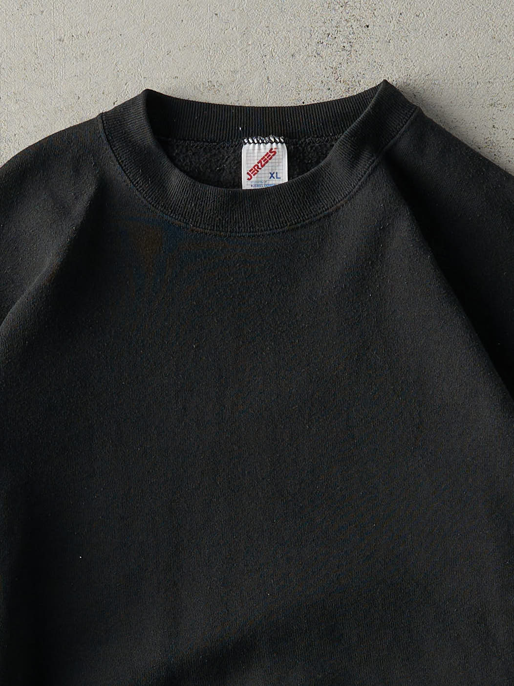 Vintage 90s Black Blank Crewneck (L/XL)