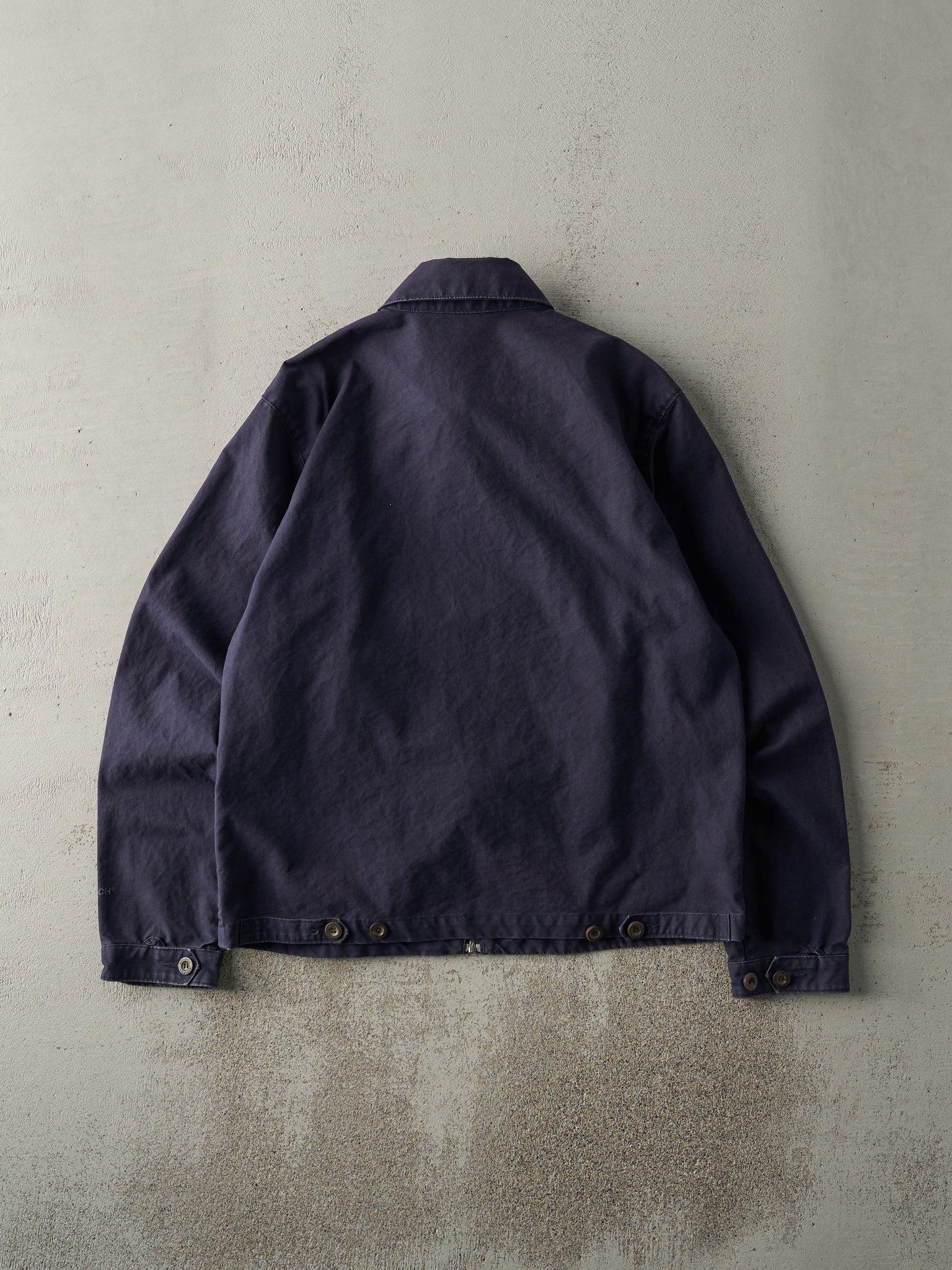 Vintage 90s Navy Blue Woolrich Harrington Jacket (M)