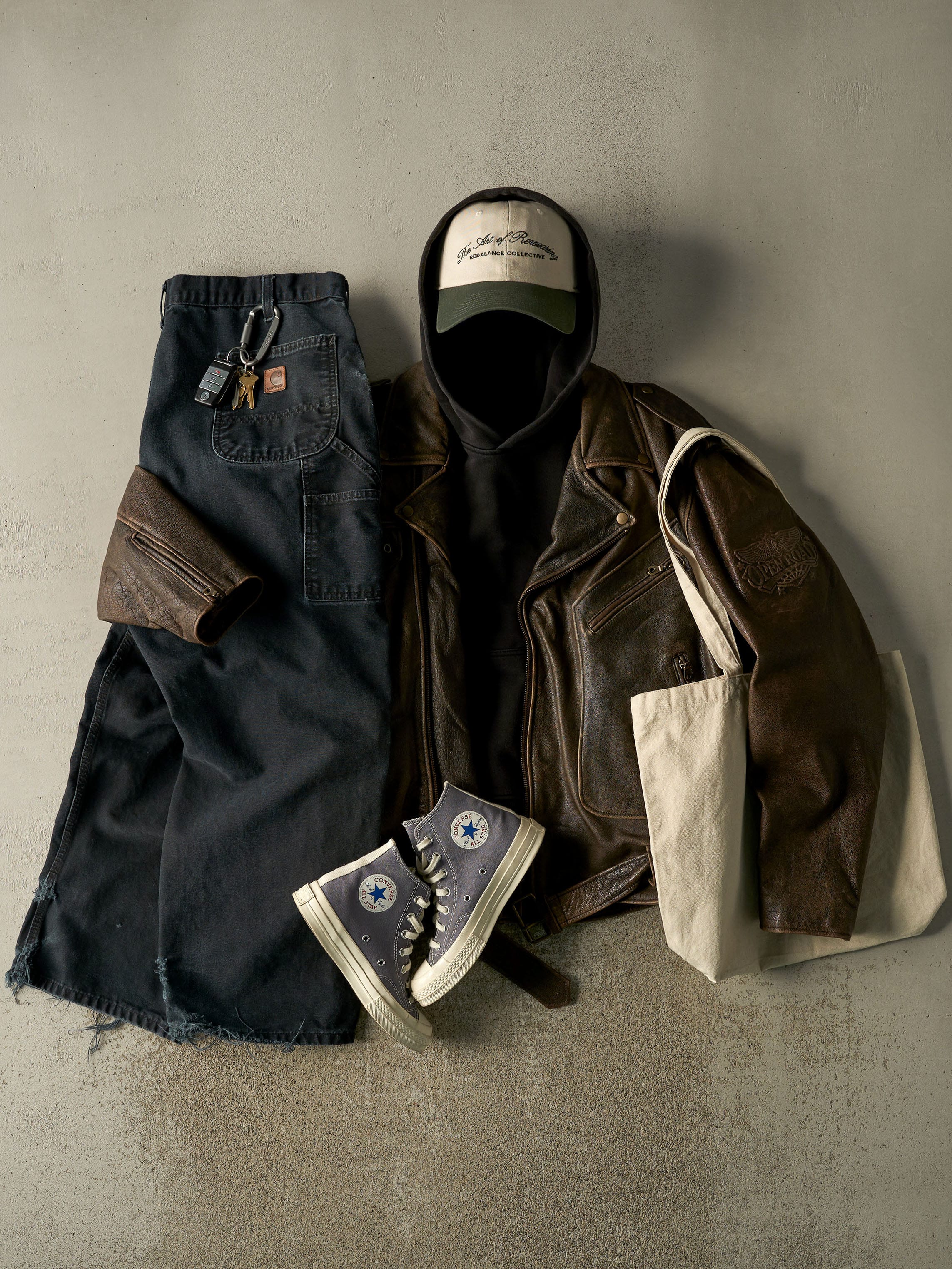 Vintage 90s Black Carhartt Carpenter Pants (37x28)