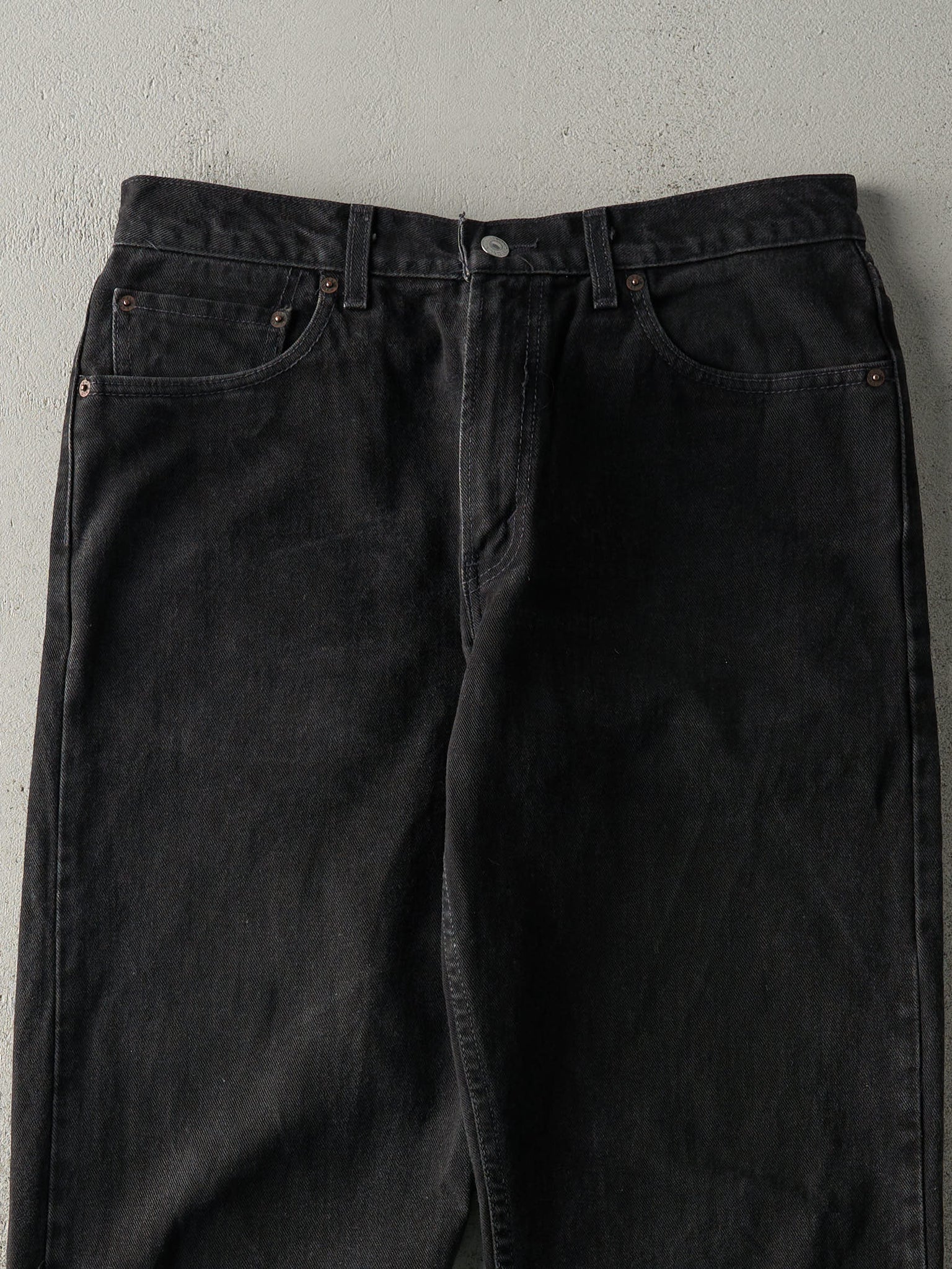 Vintage 90s Black Levi's 550 Denim Pants (33.5x30)