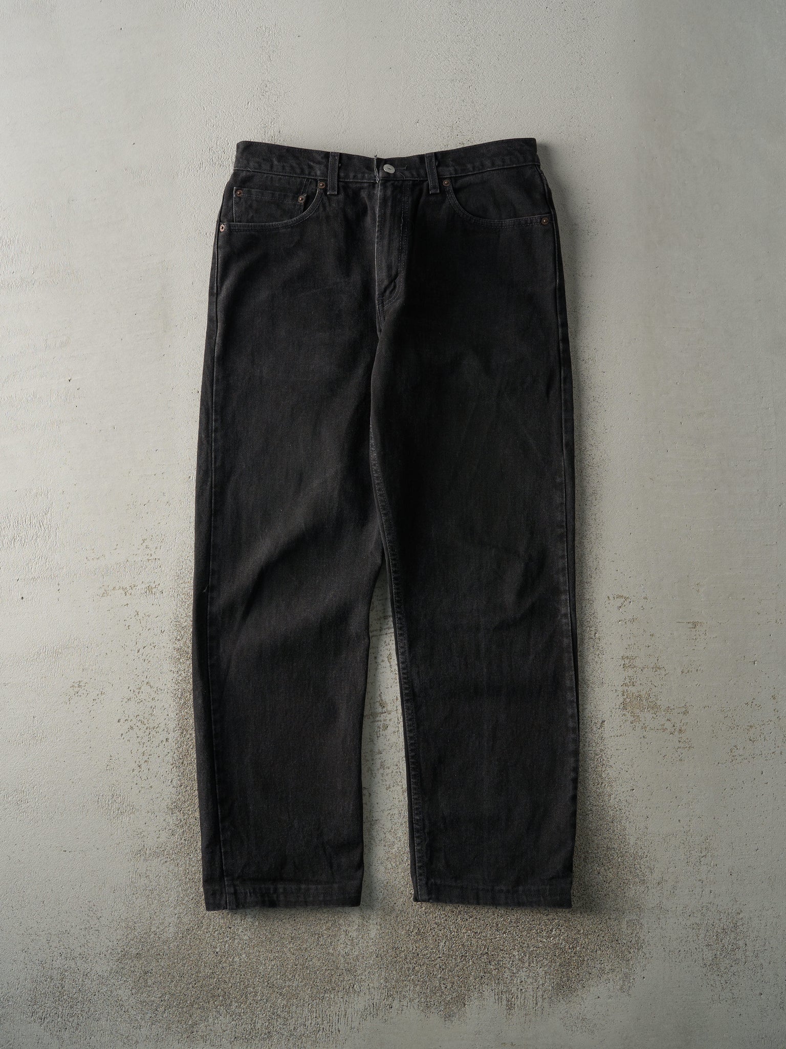 Vintage 90s Black Levi's 550 Denim Pants (33.5x30)