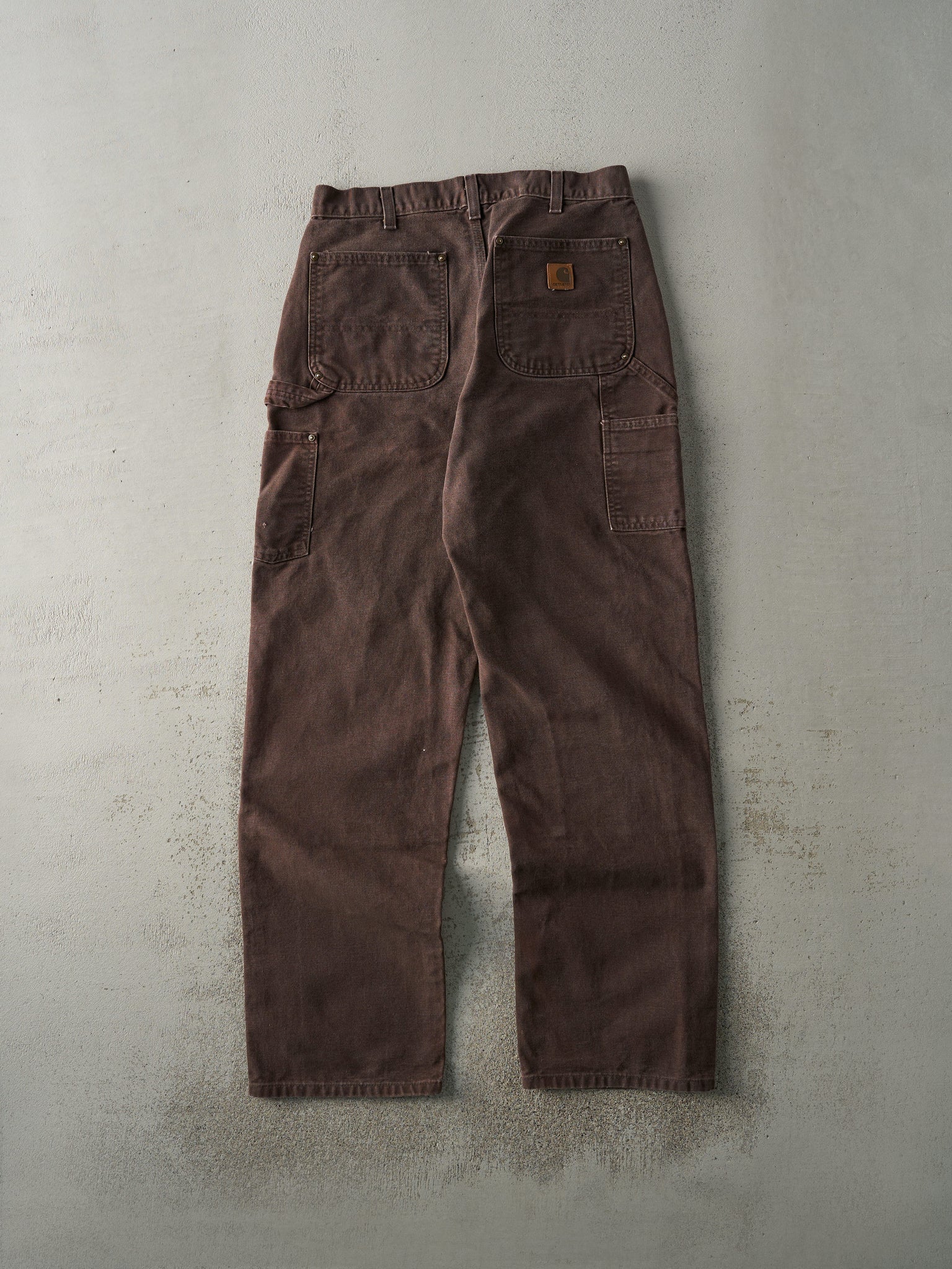 Vintage 90s Brown Carhartt Double Knee Carpenter Pants (31x32)