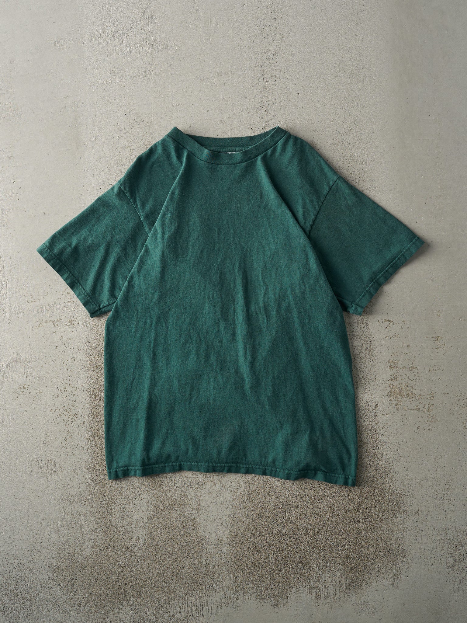 Vintage 90s Forest Green Blank Tee (M)