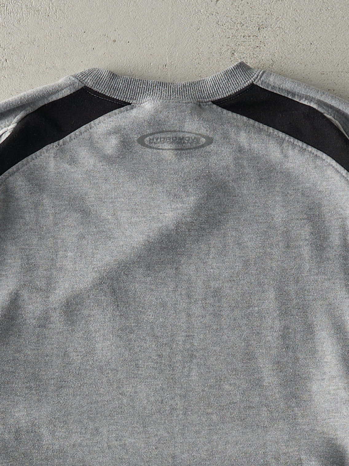 Vintage Y2K Grey Embroidered Logo Athletic Crewneck (L/XL)