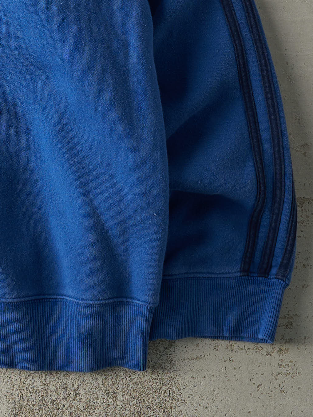 Vintage Y2K Blue Adidas Quarter Zip Sweatshirt (L/XL)