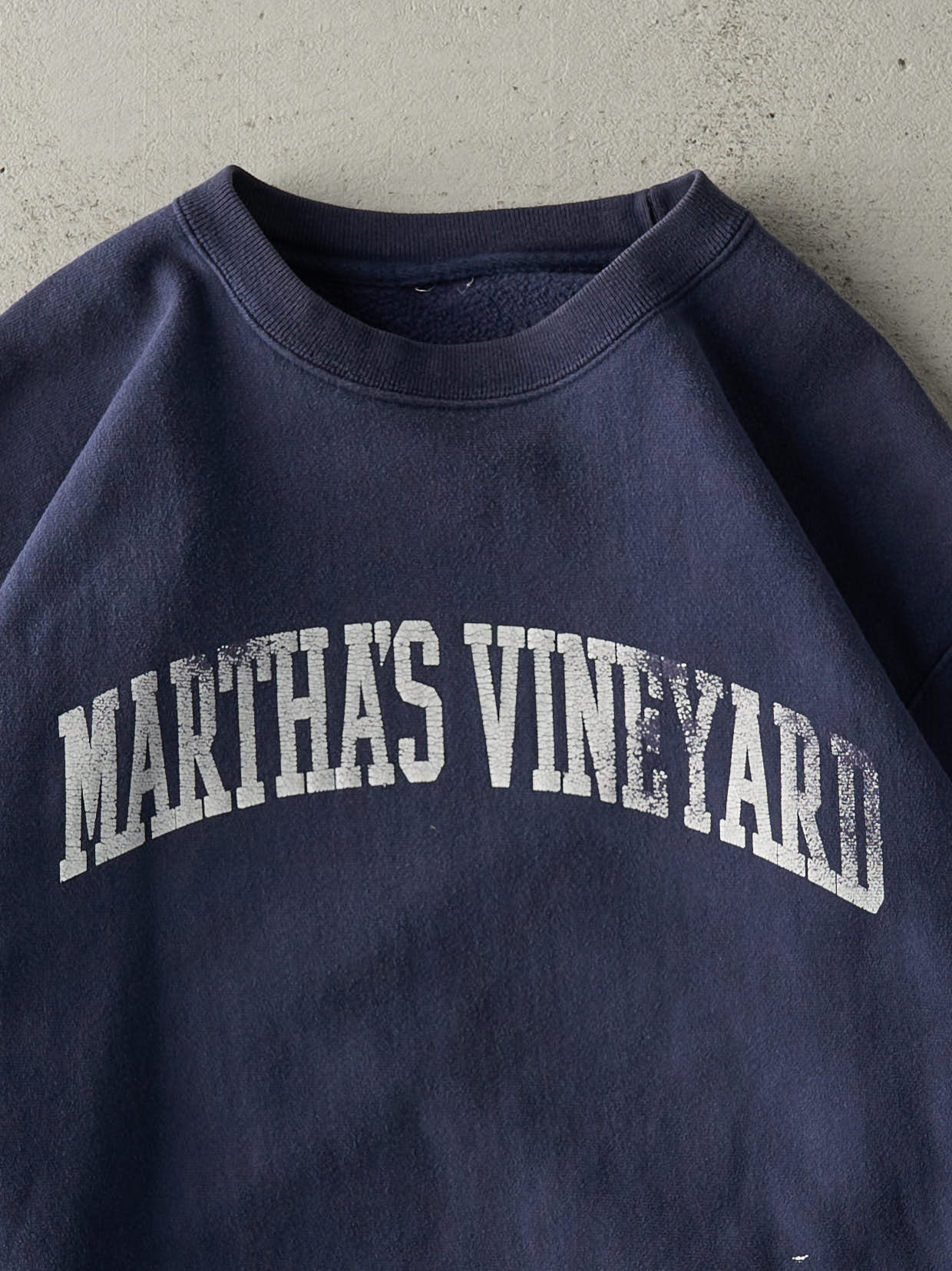 Vintage 90s Navy Blue Martha's Vineyard Champion Crewneck (L)