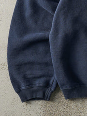 Vintage Y2K Navy Blue Non-Fiction Blank Crewneck (M/L)