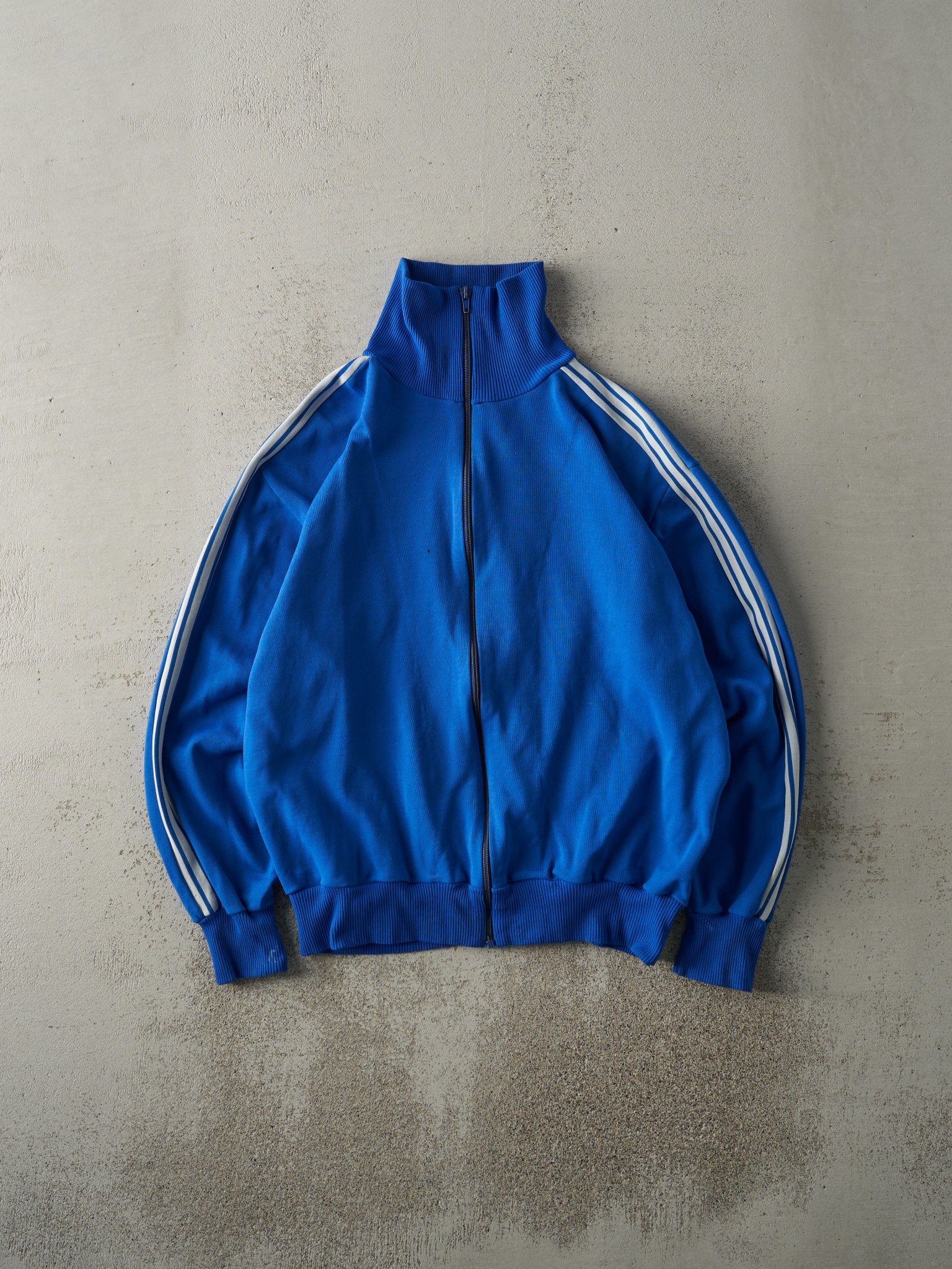 Vintage Y2K Blue Adidas Track Sweater (L)