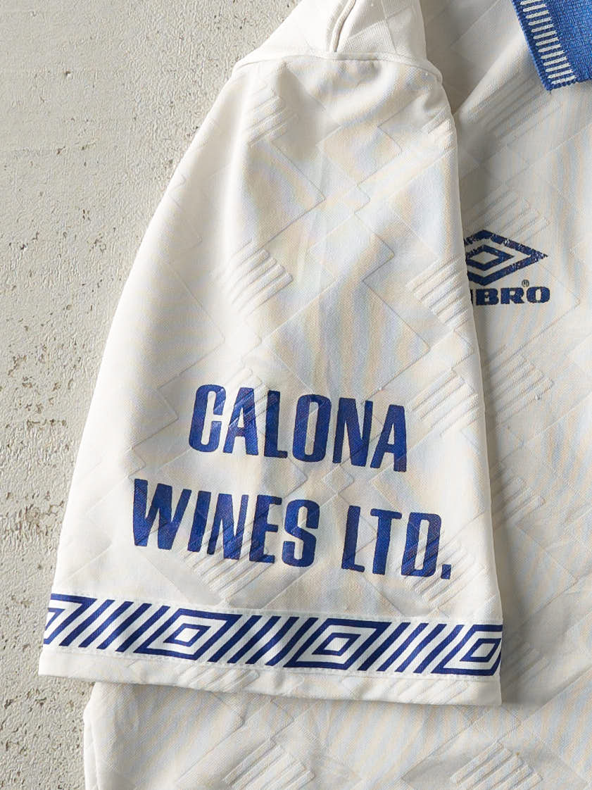 Vintage 90s White Umbro Soccer Jersey (L)