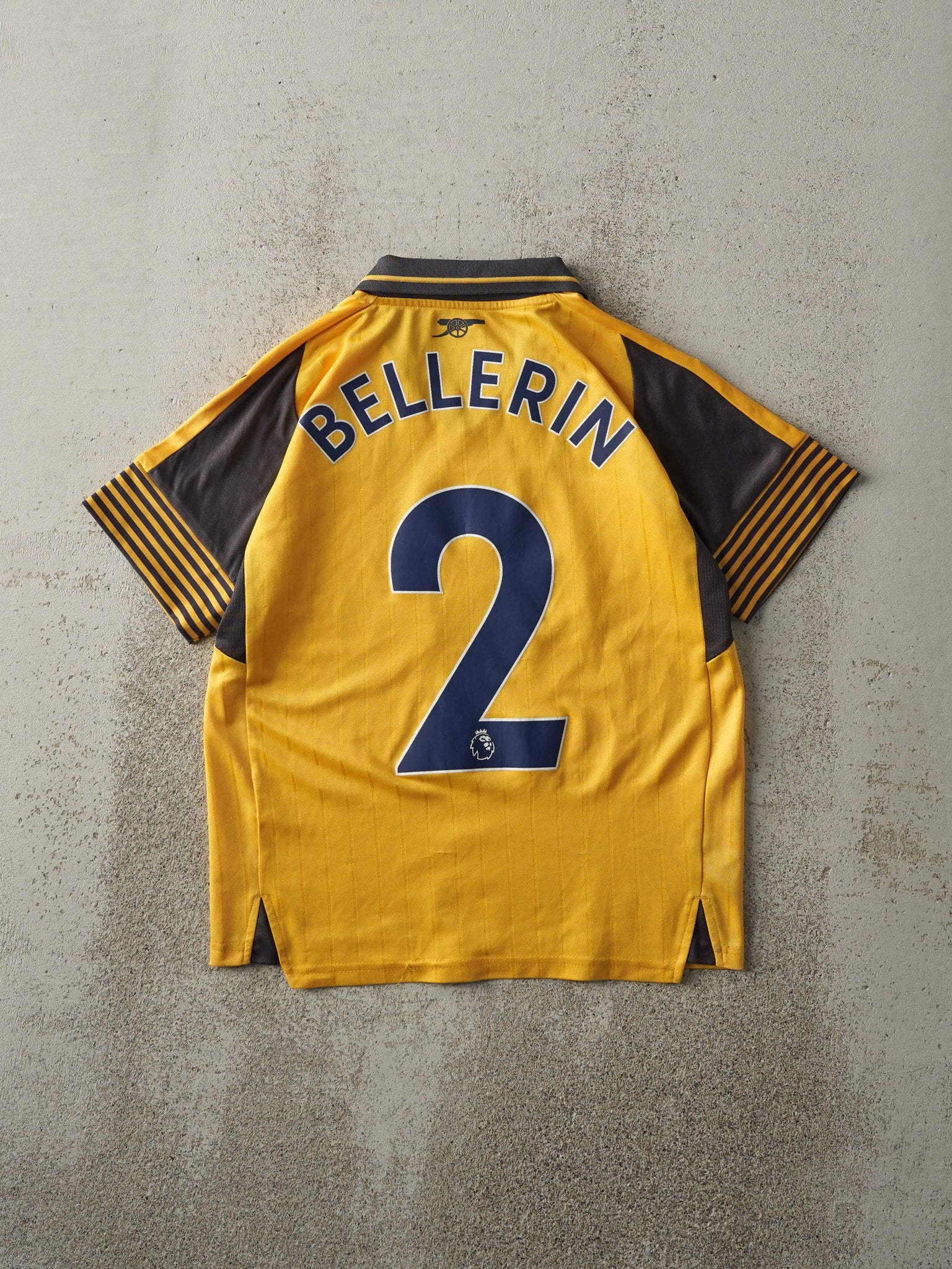 Vintage Y2K Yellow Puma Arsenal Héctor Bellerín Soccer Jersey (XS