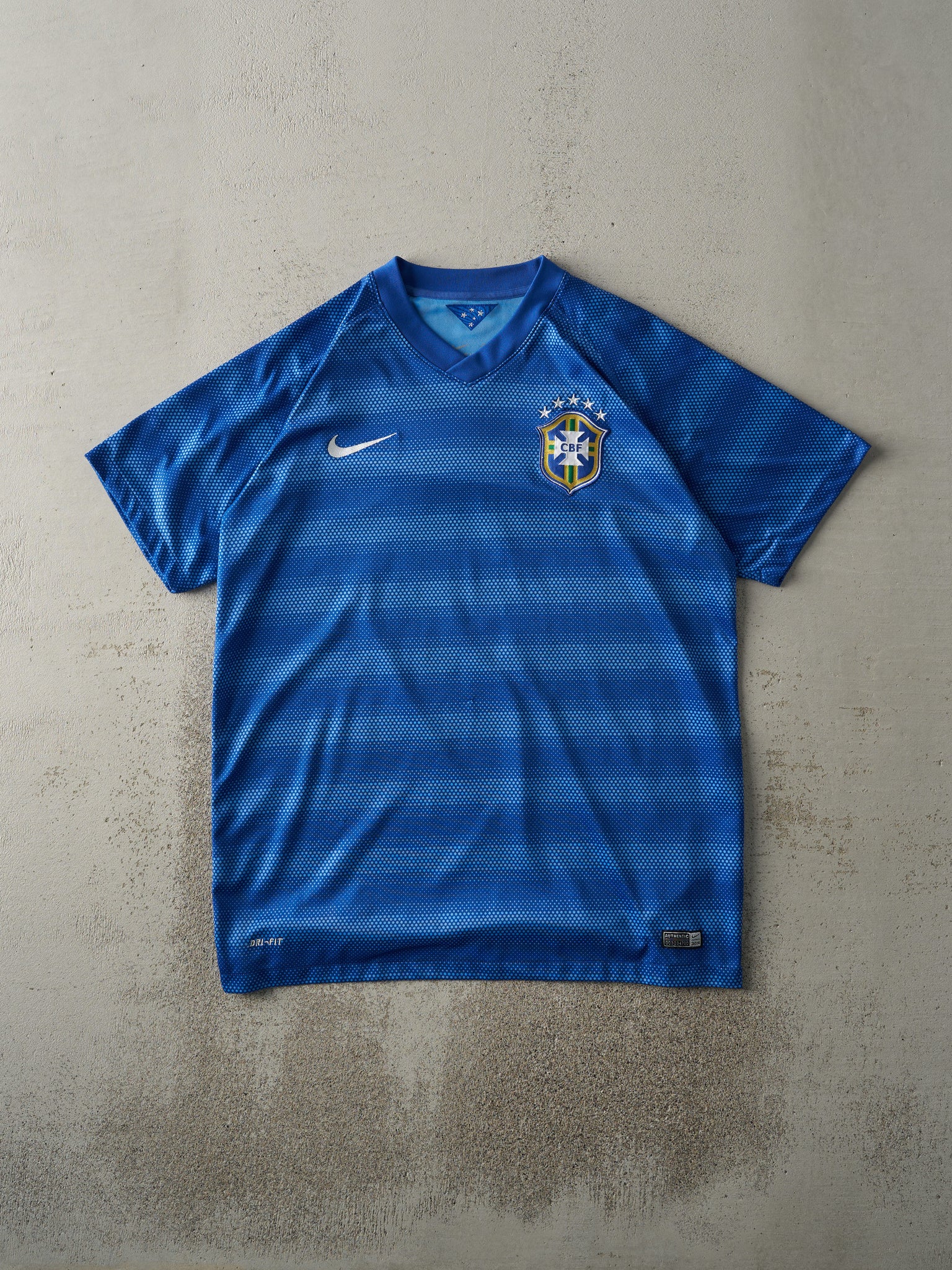 Vintage 14' Blue Nike CBF Soccer Jersey (M/L) – Rebalance Vintage