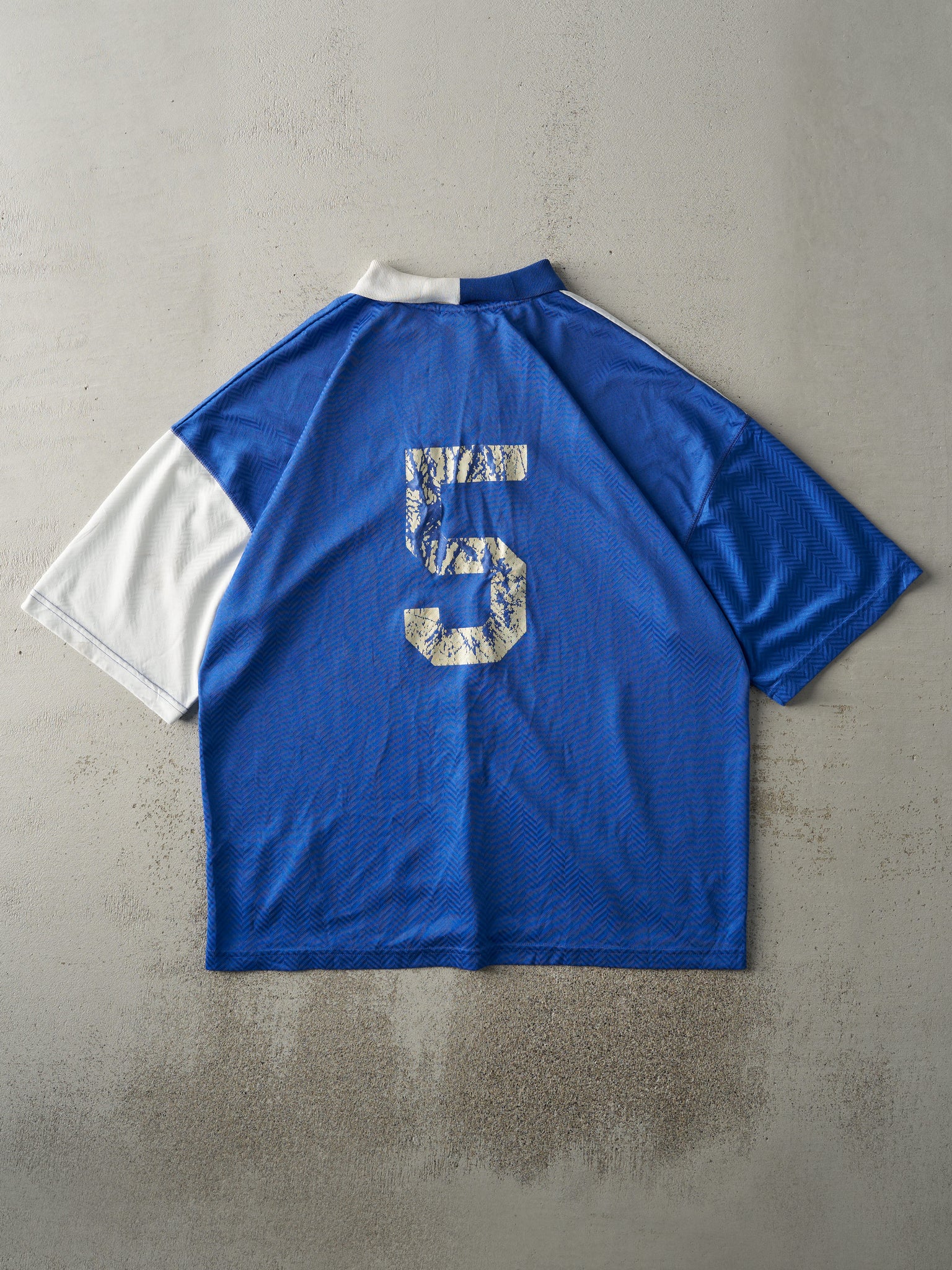 Vintage 90s Blue & White Umbro Labatt Blue Soccer Jersey (XL)