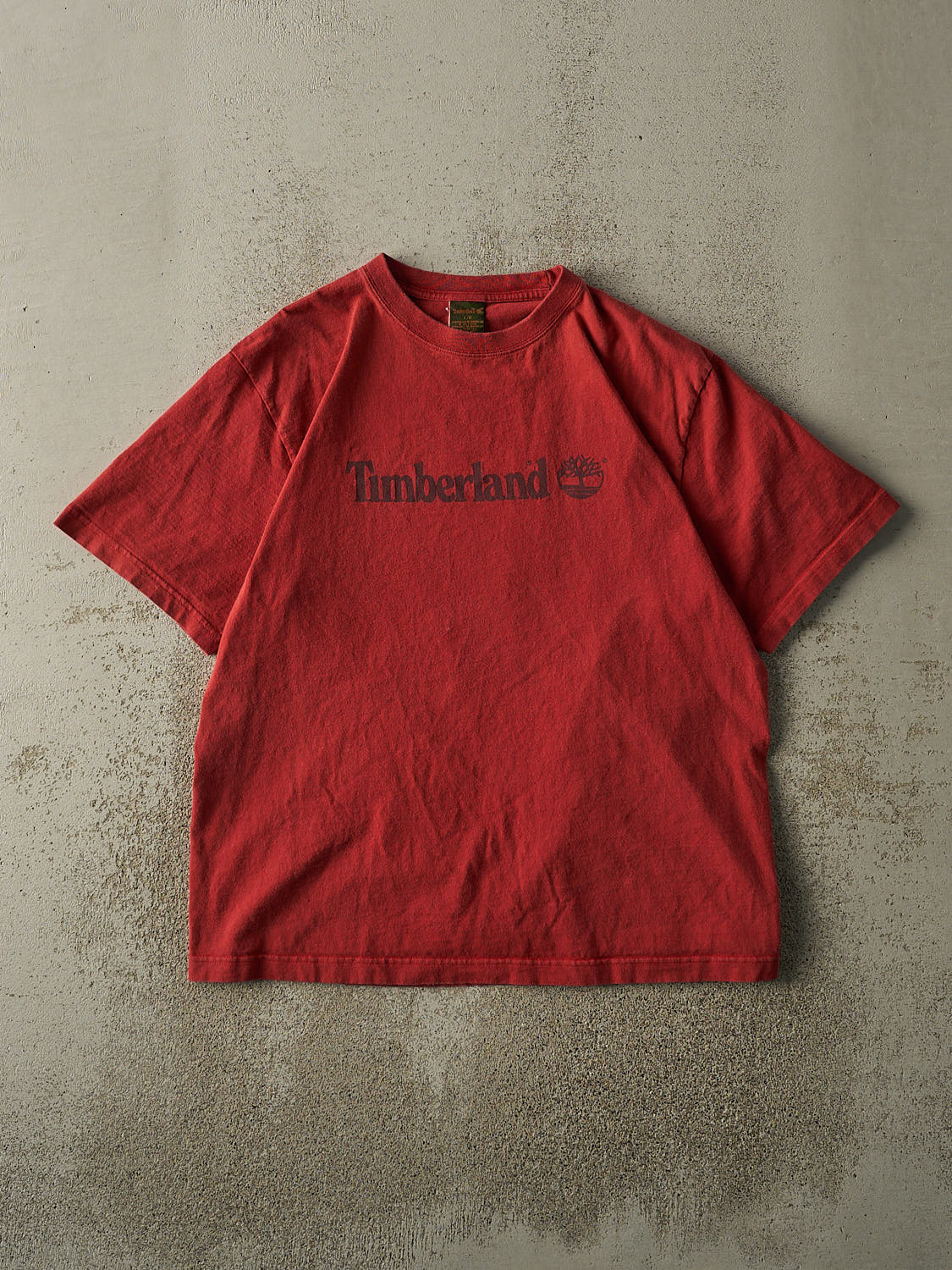Vintage Y2K Red Timberland Tee (L)