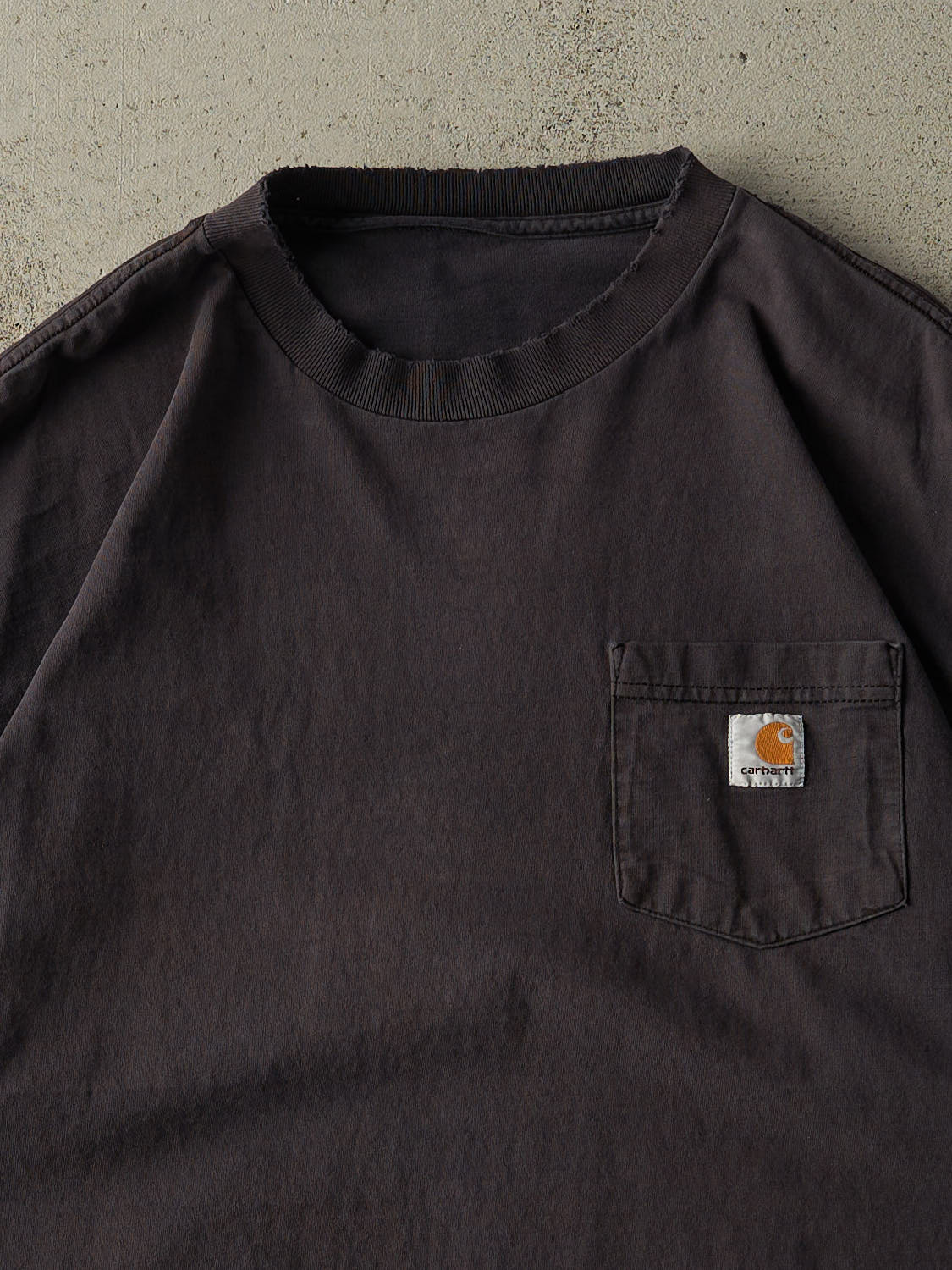 Vintage Y2K Faded Black Carhartt Pocket Tee (XL/XXL)