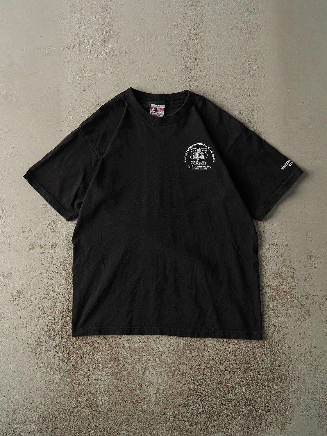 Vintage 13' Black Ontario Harley Owners Group Tee (L)