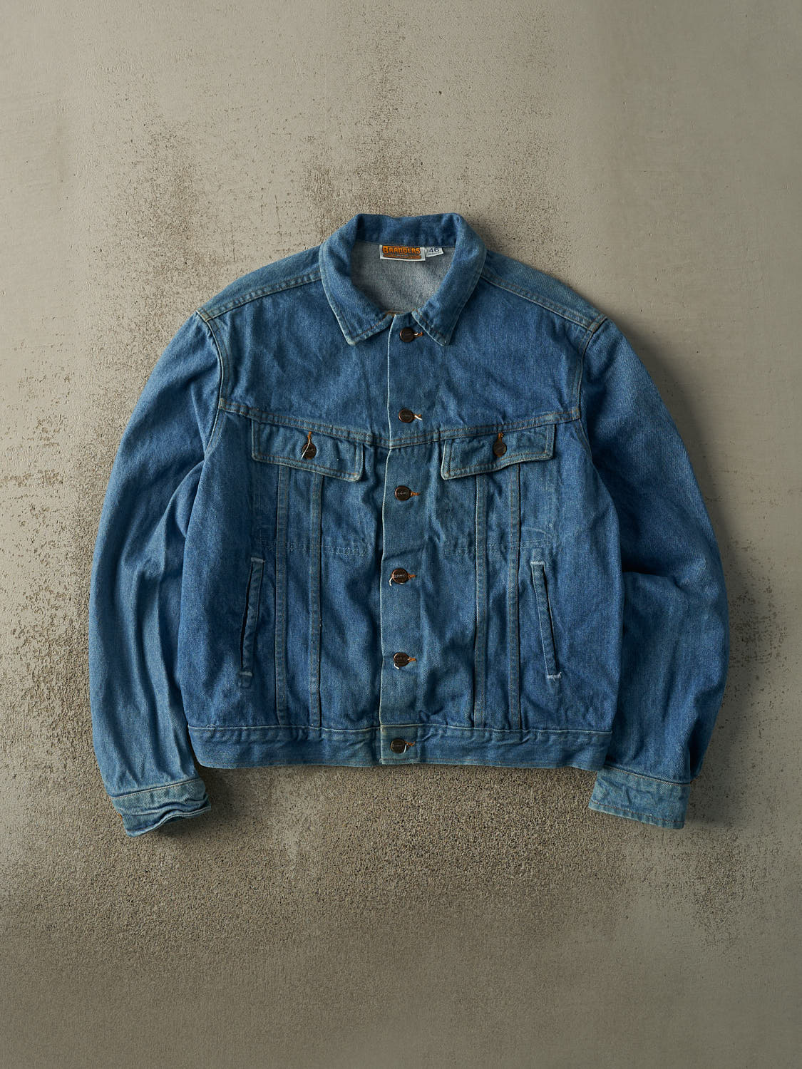 Vintage 90s Mid Wash Dickies Denim Jacket (S/M)
