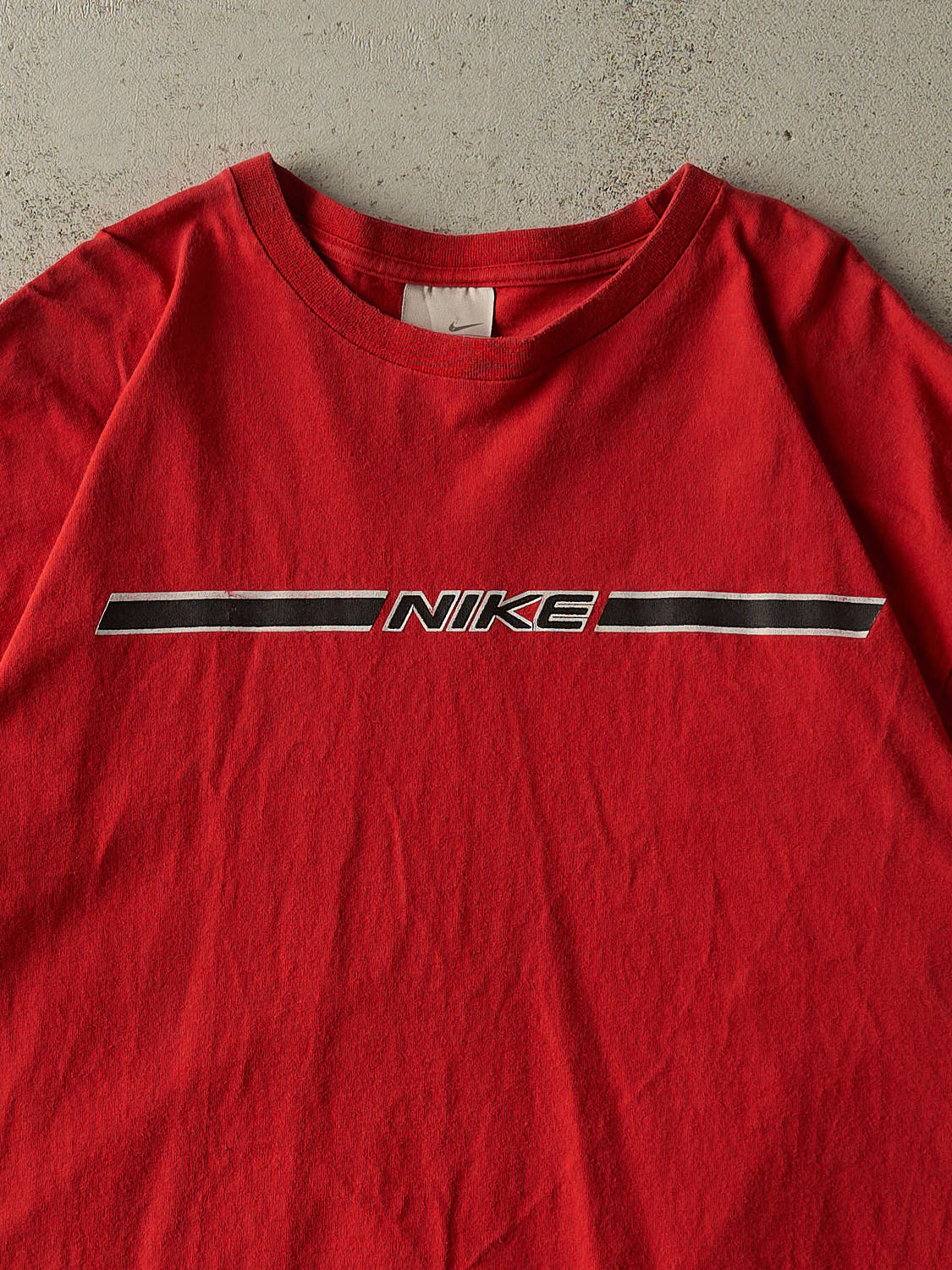 Vintage Y2K Red Nike Logo Tee (XL/XXL)