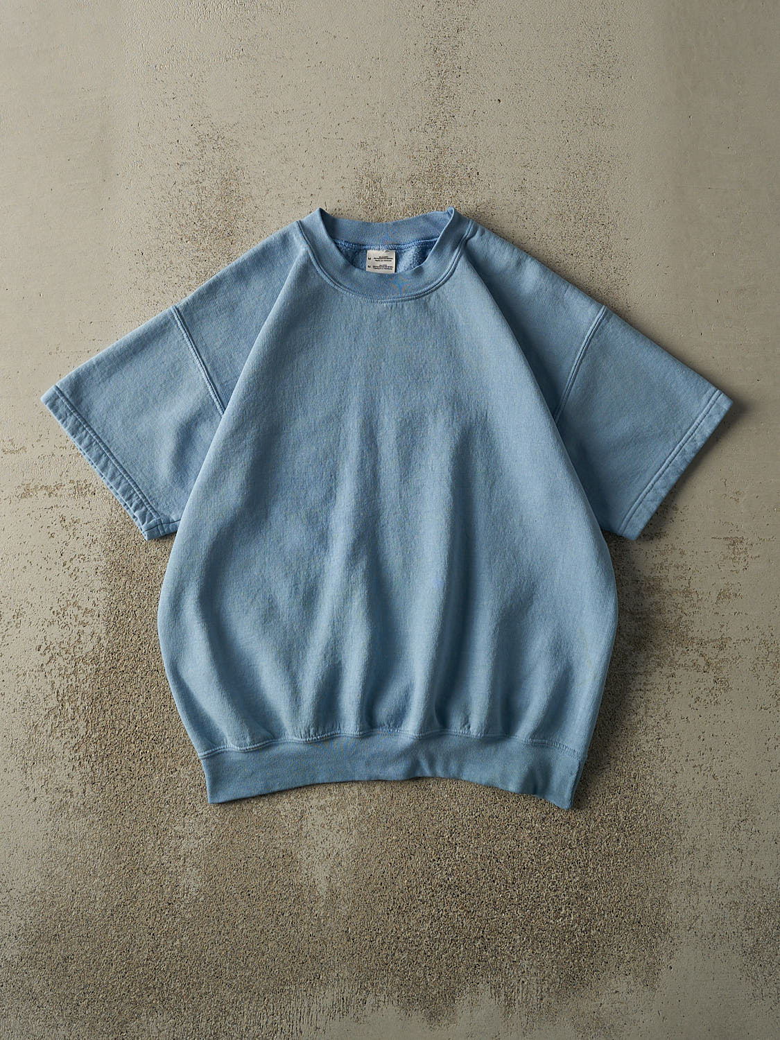 Vintage Y2K Baby Blue Blank Sweatshirt Tee (M/L)