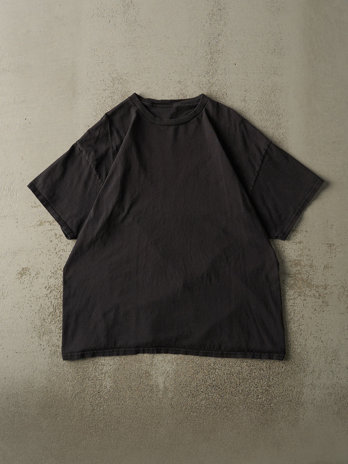 Vintage 90s Black Blank Tee (L/XL)