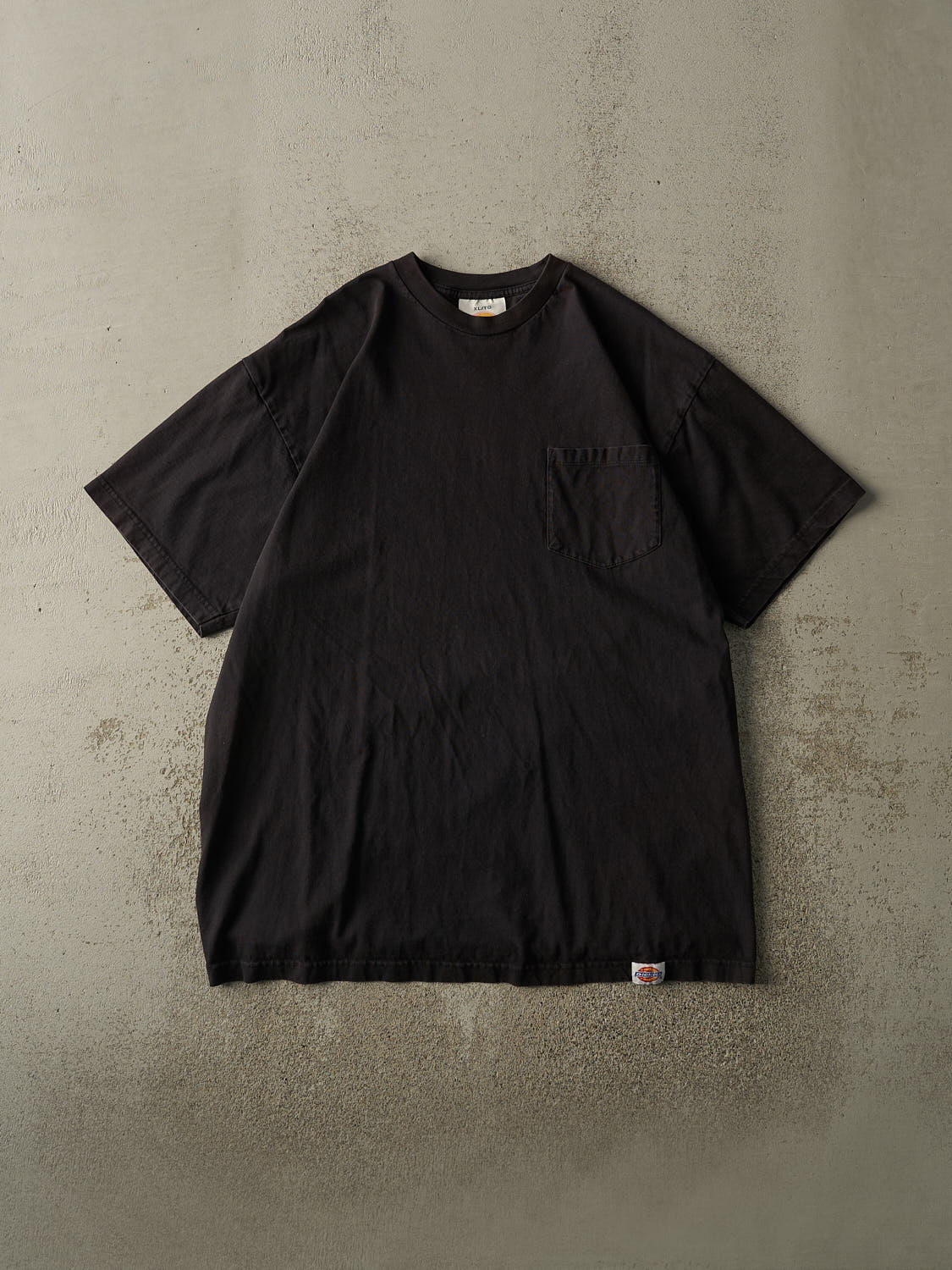 Vintage 90s Black Blank Dickies Pocket Tee (L/XL)