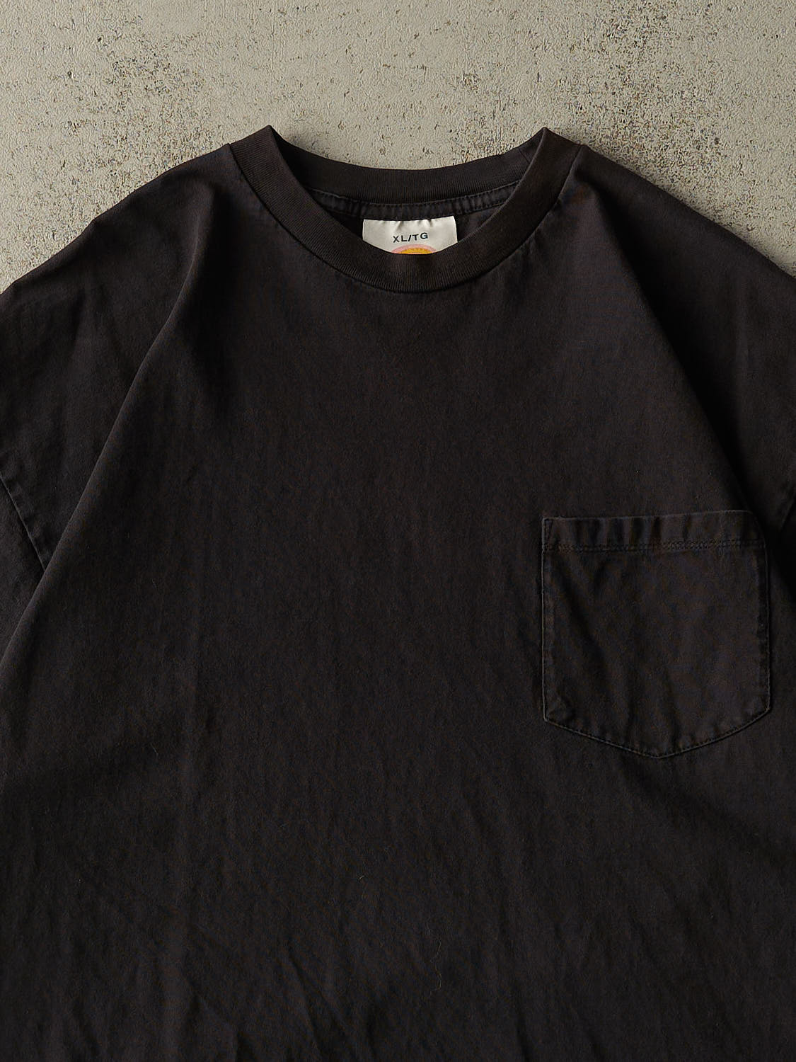 Vintage 90s Black Blank Dickies Pocket Tee (L/XL)