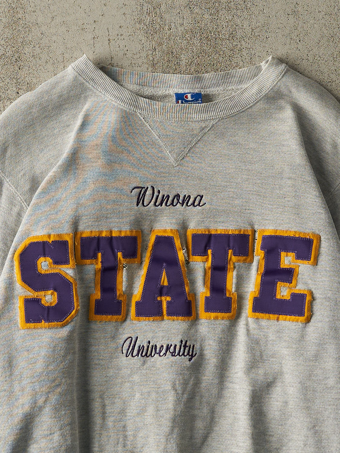 Vintage 90s Grey Champion Winona State University Crewneck (S/M)