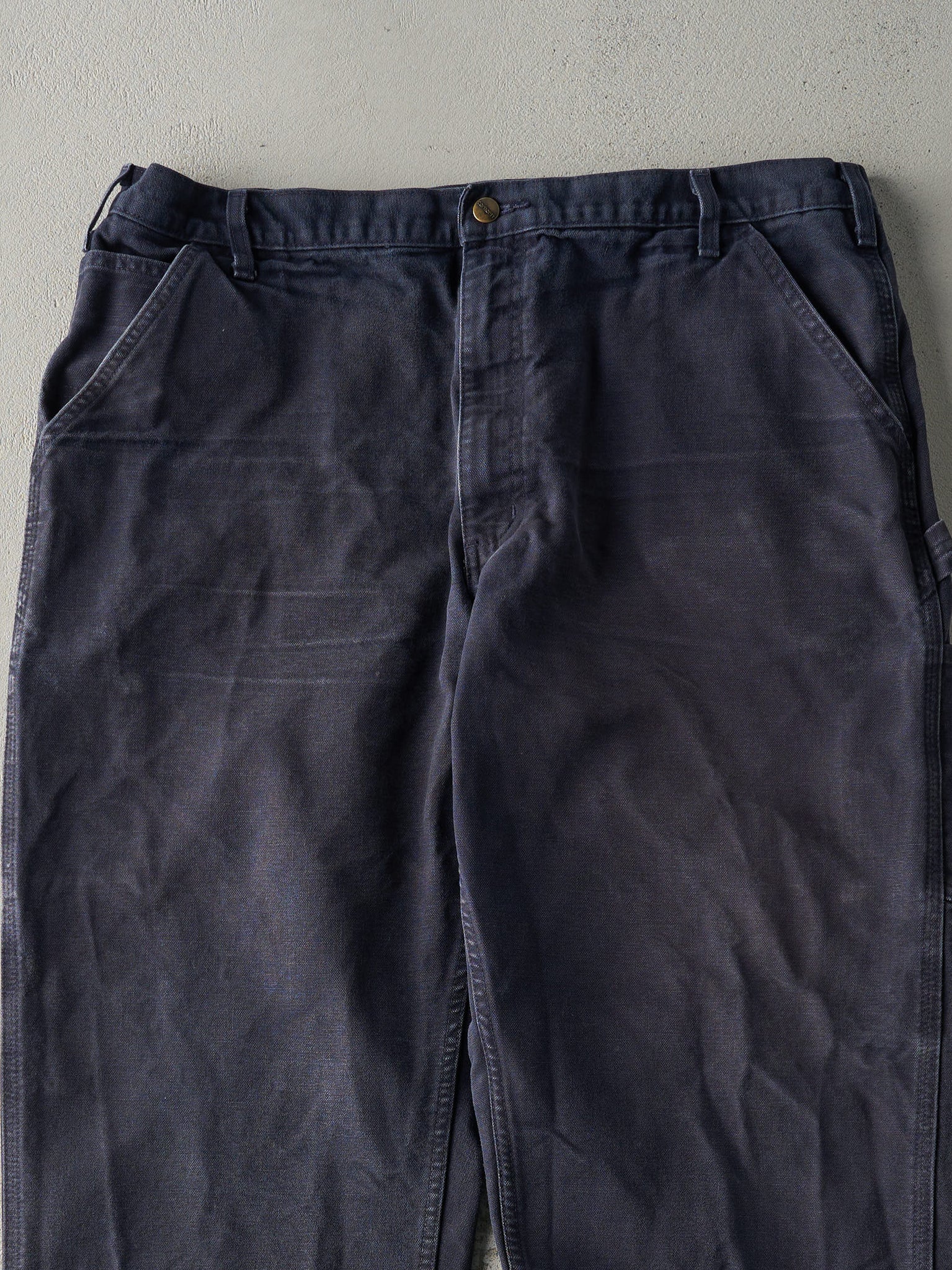 Vintage Y2K Navy Blue Carhartt Carpenter Pants (38x31.5)