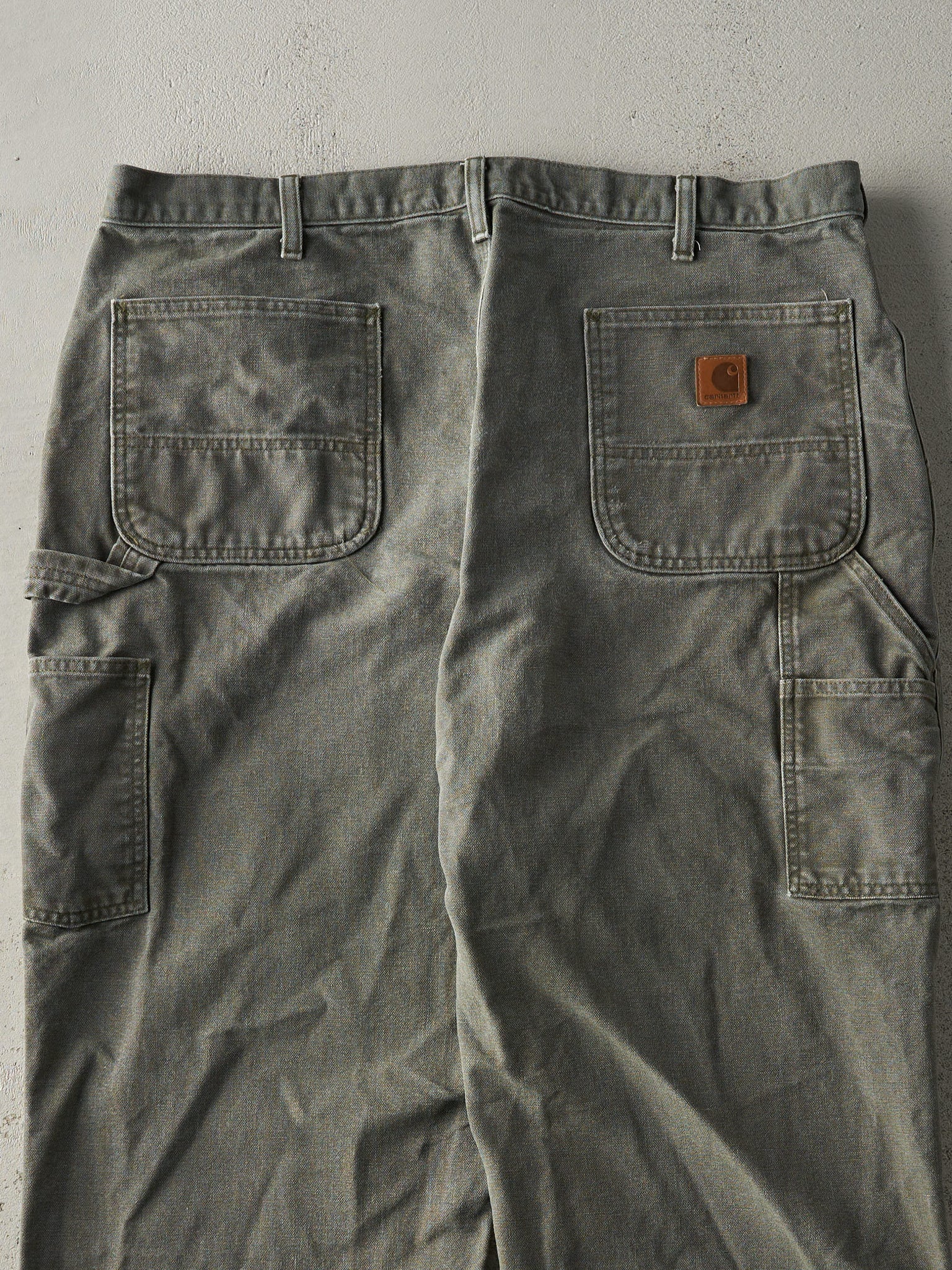 Vintage Y2K Green Carhartt Carpenter Pants (38x31)