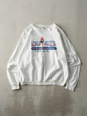 Vintage 90s White Dukes Beach Service Long Sleeve (L)