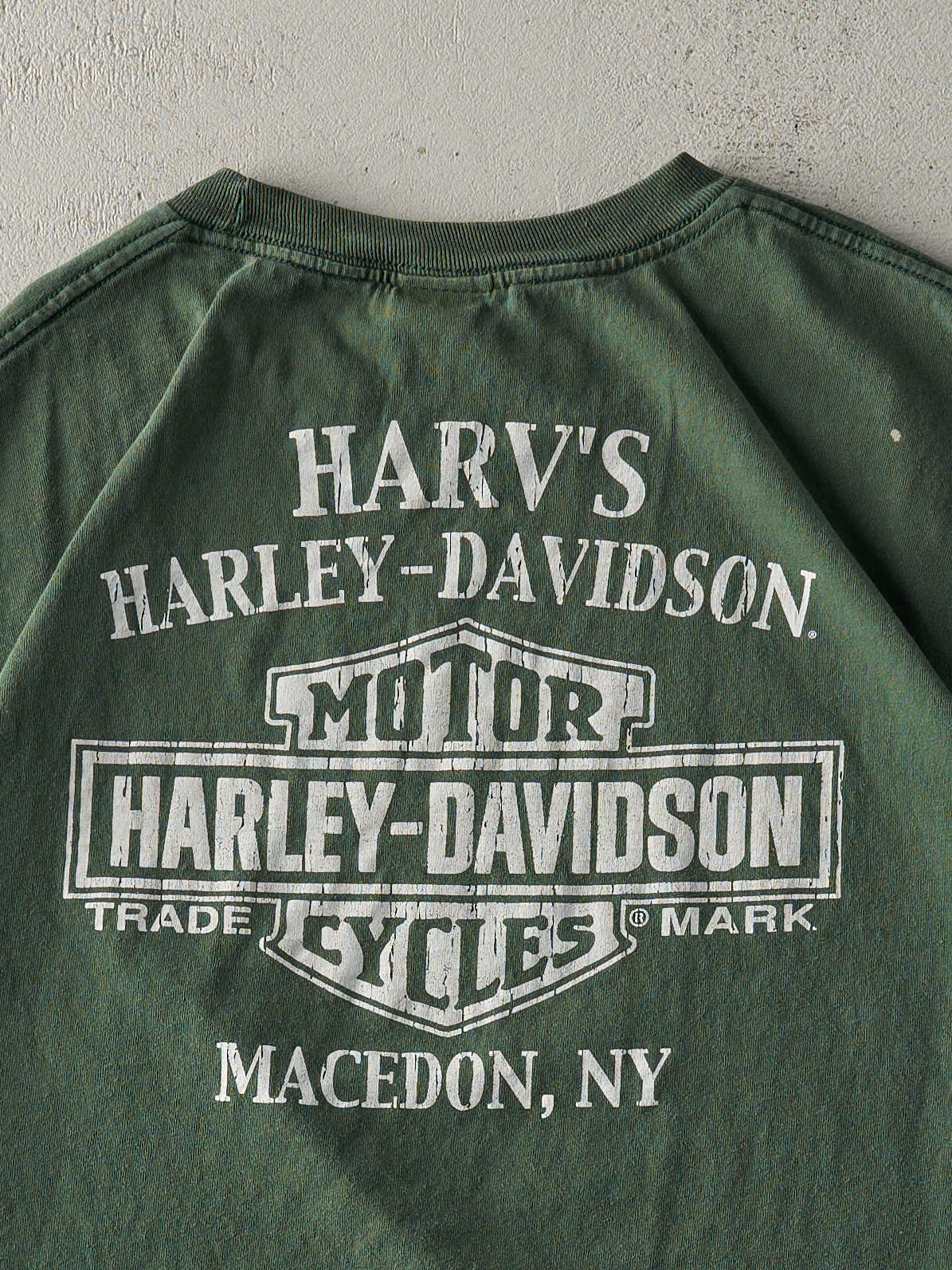 17' Green Macedon New York Harley Davidson Tee (XXL)