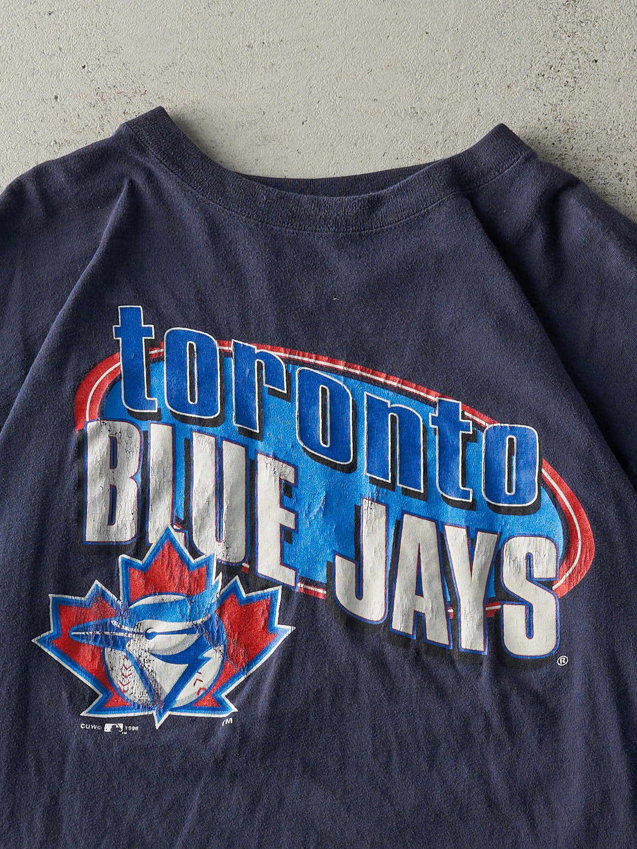 Vintage 96' Navy Blue Toronto Blue Jays Tee (M)