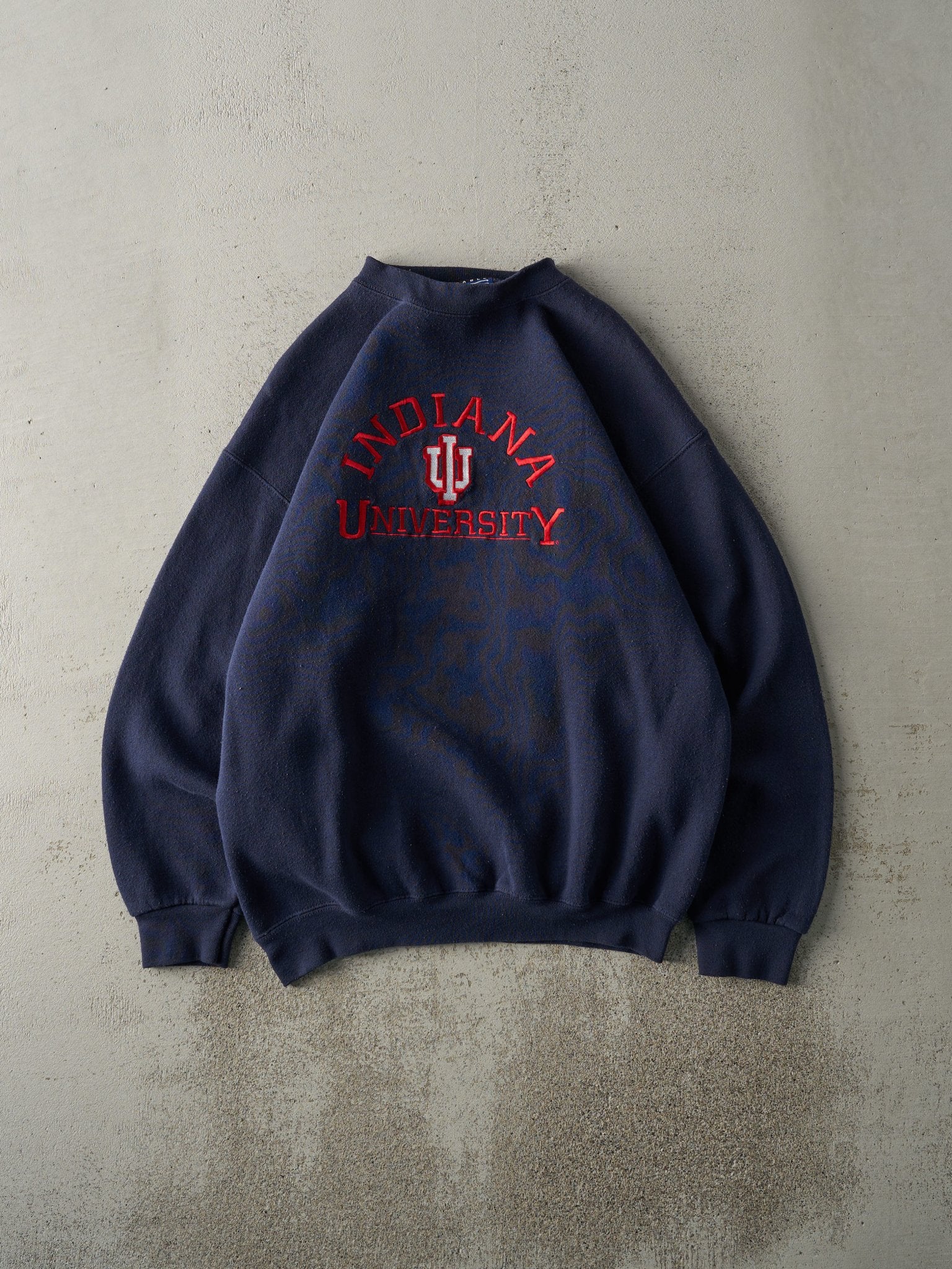 Vintage 90s Navy Blue Indiana University Crewneck (M/L)