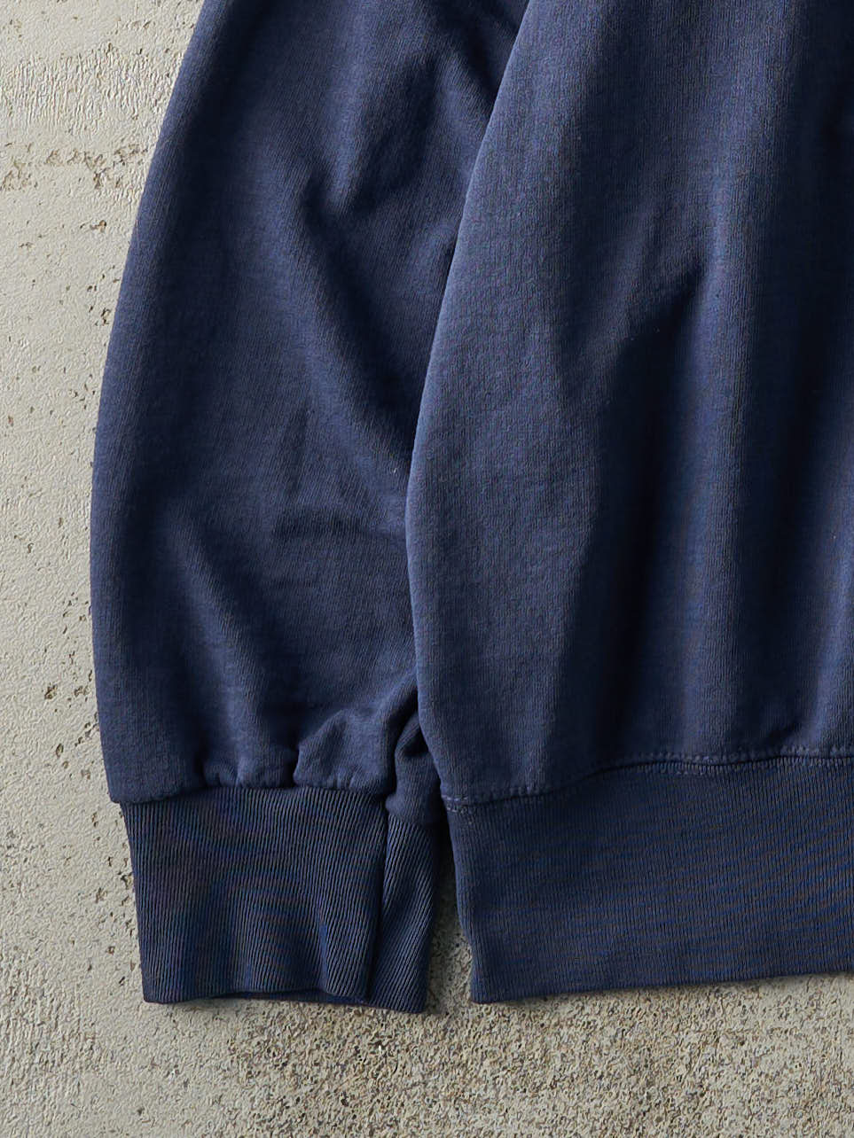 Vintage Y2K Navy Blue Lightweight Blank Crewneck (L)