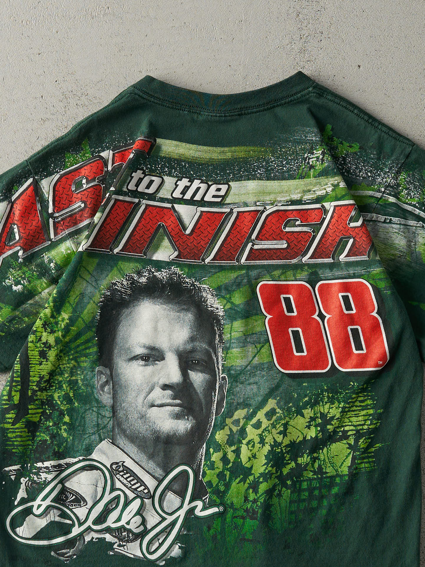 Vintage 08' Forest Green Dale Earnhardt Jr. Nascar Racing Tee (M)