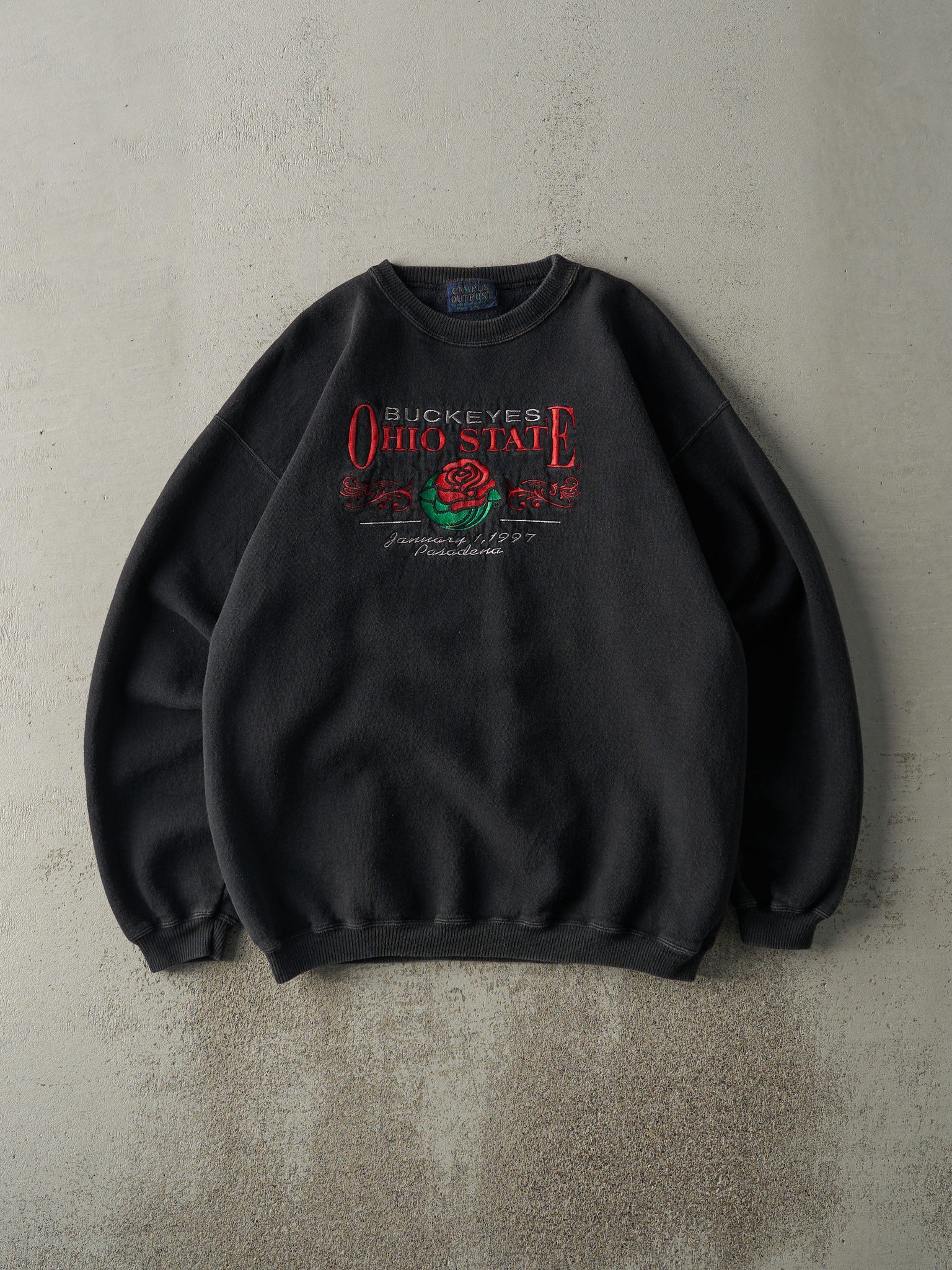 Vintage 97' Black Ohio State Buckeyes Crewneck (L)