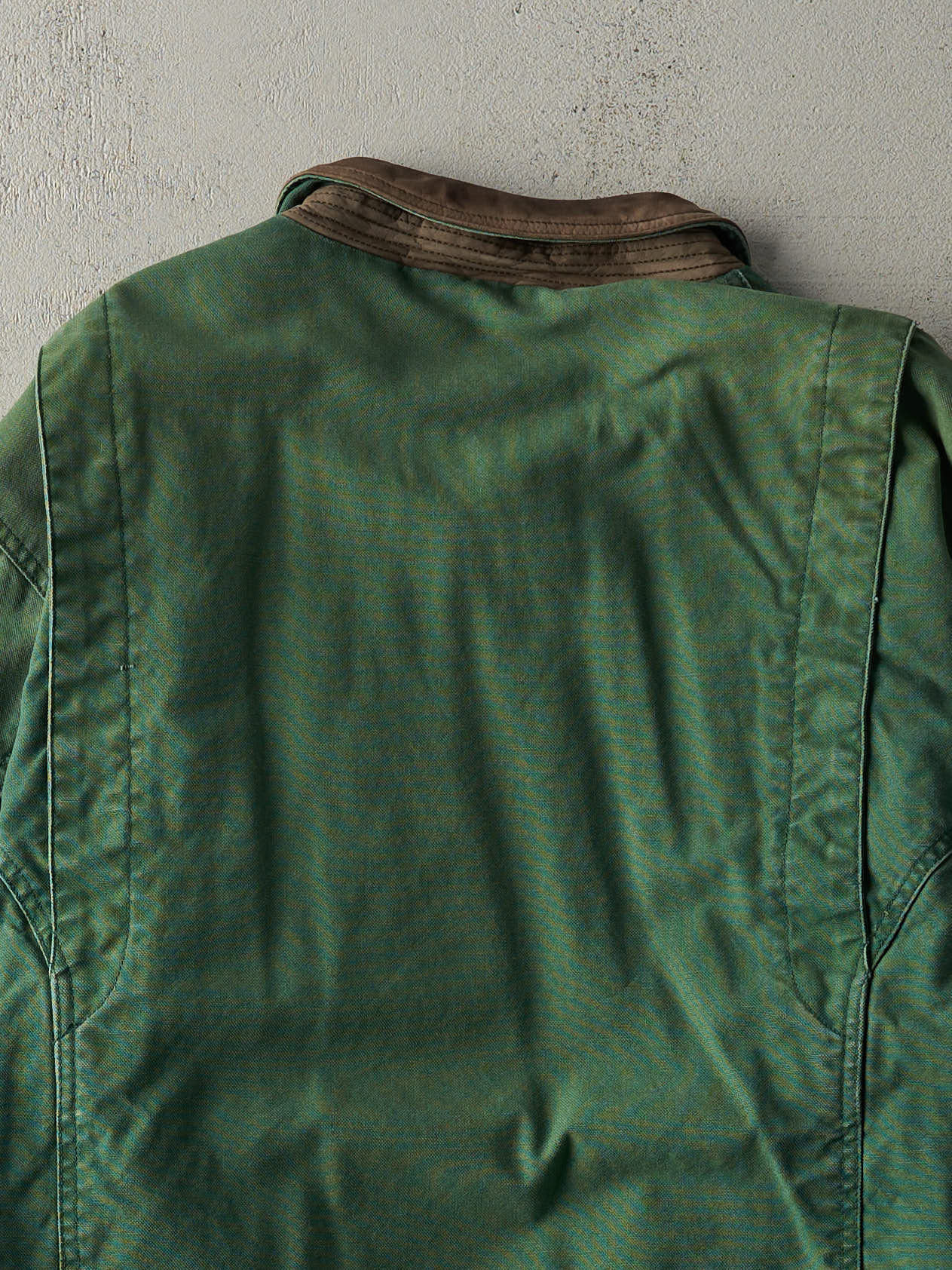 Vintage 90s Green Flannel Lined Workwear Jacket (L)