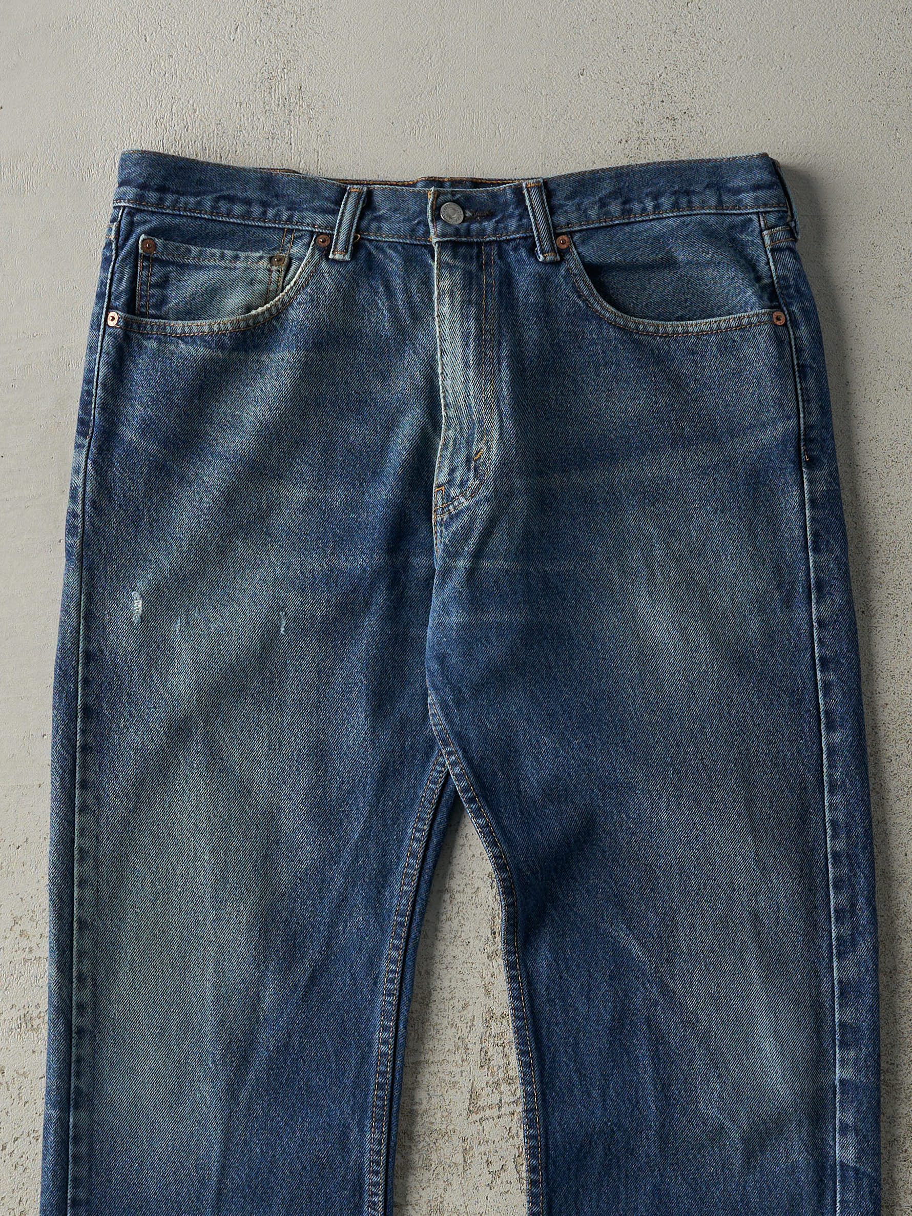 Vintage Y2K Dark Wash Levi's 505 Jeans (36x30.5)