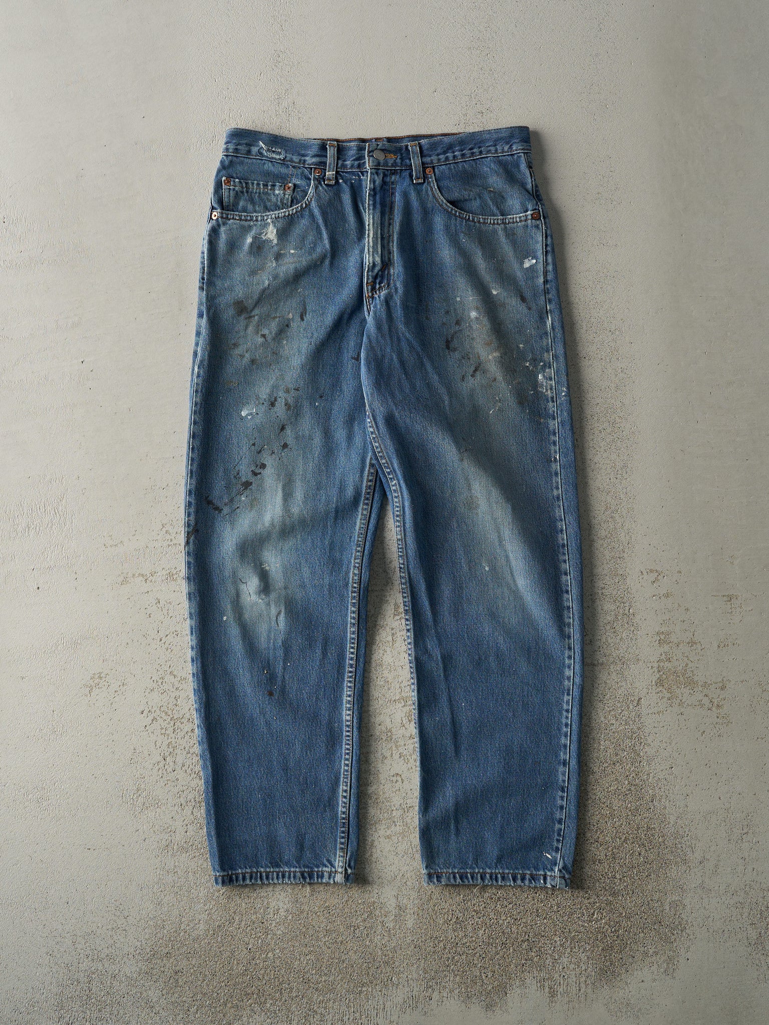 Vintage 90s Dark Wash Levi's 550 Jeans (33x30)