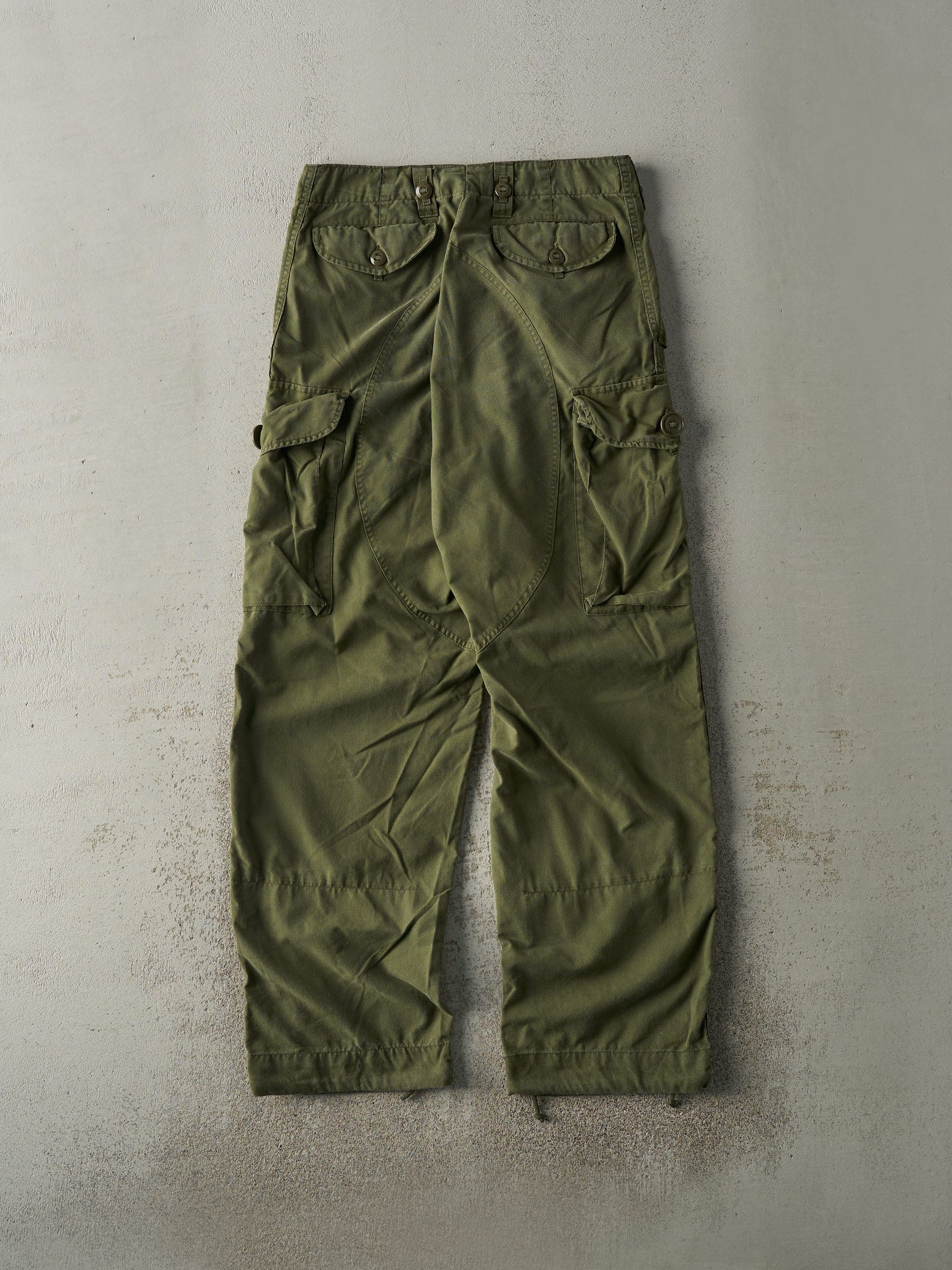 Vintage 80s Army Green Military Pants (32x30)